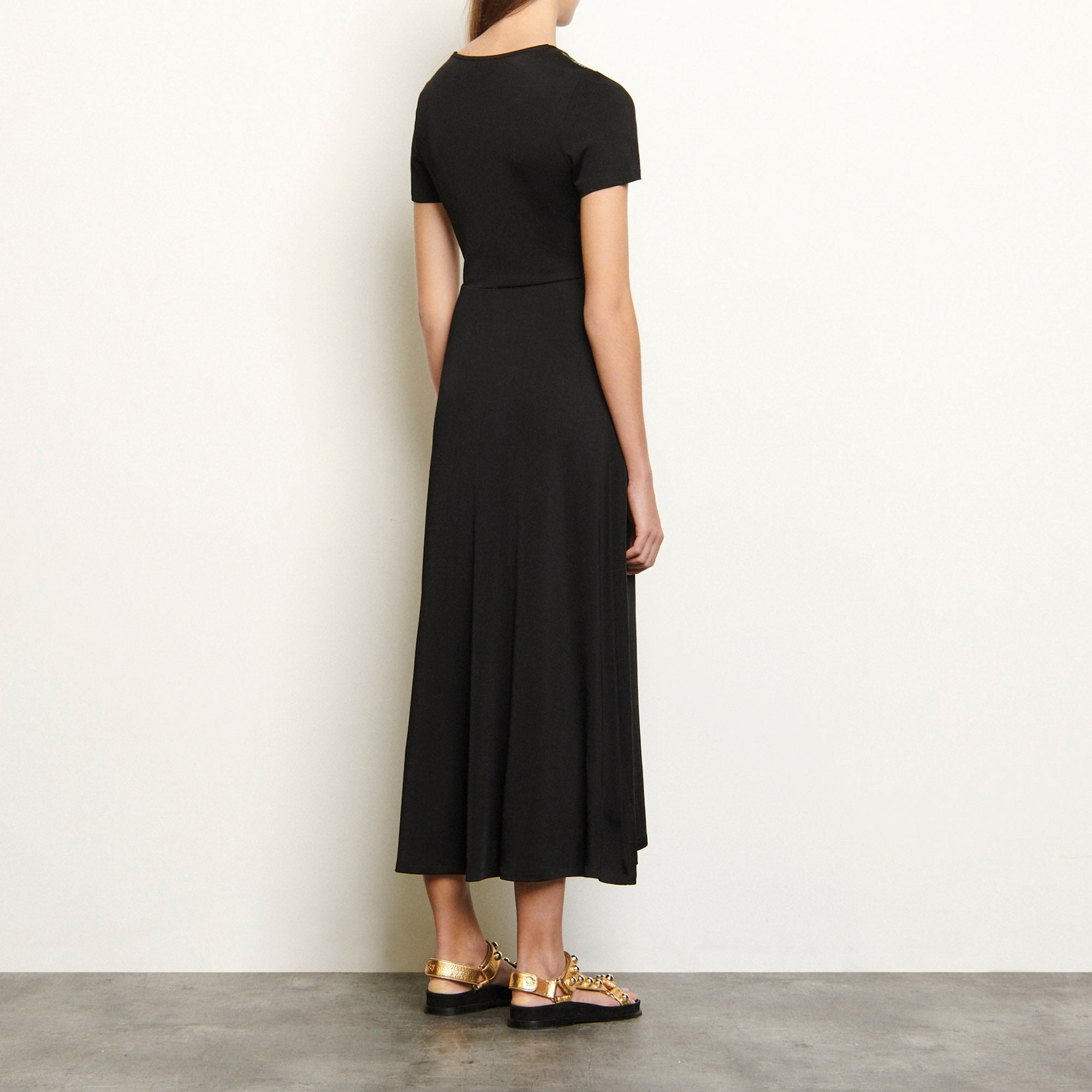 Robe en jersey avec empiècement Sandro seconde main