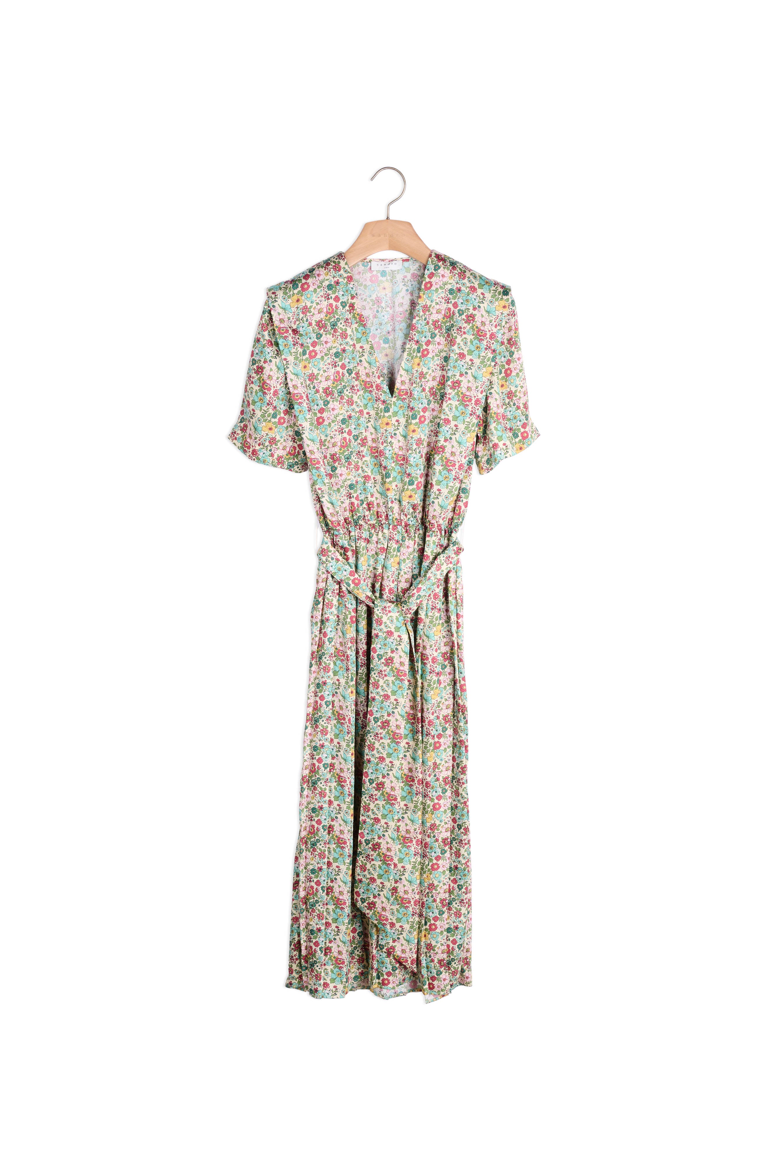 Robe longue imprimée Sandro seconde main