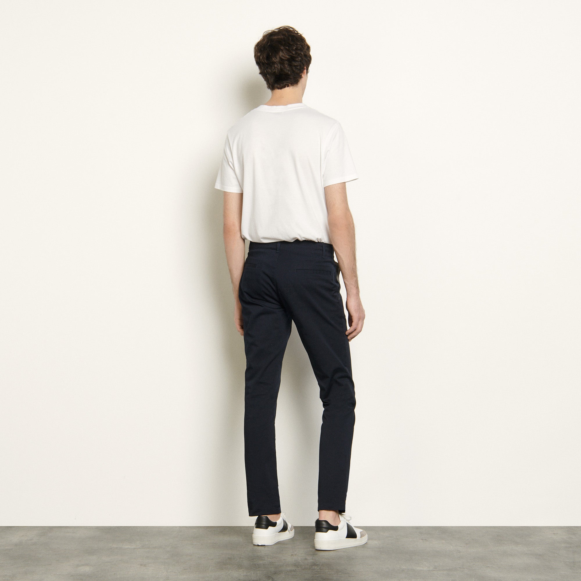 Pantalon chino en coton stretch Sandro seconde main
