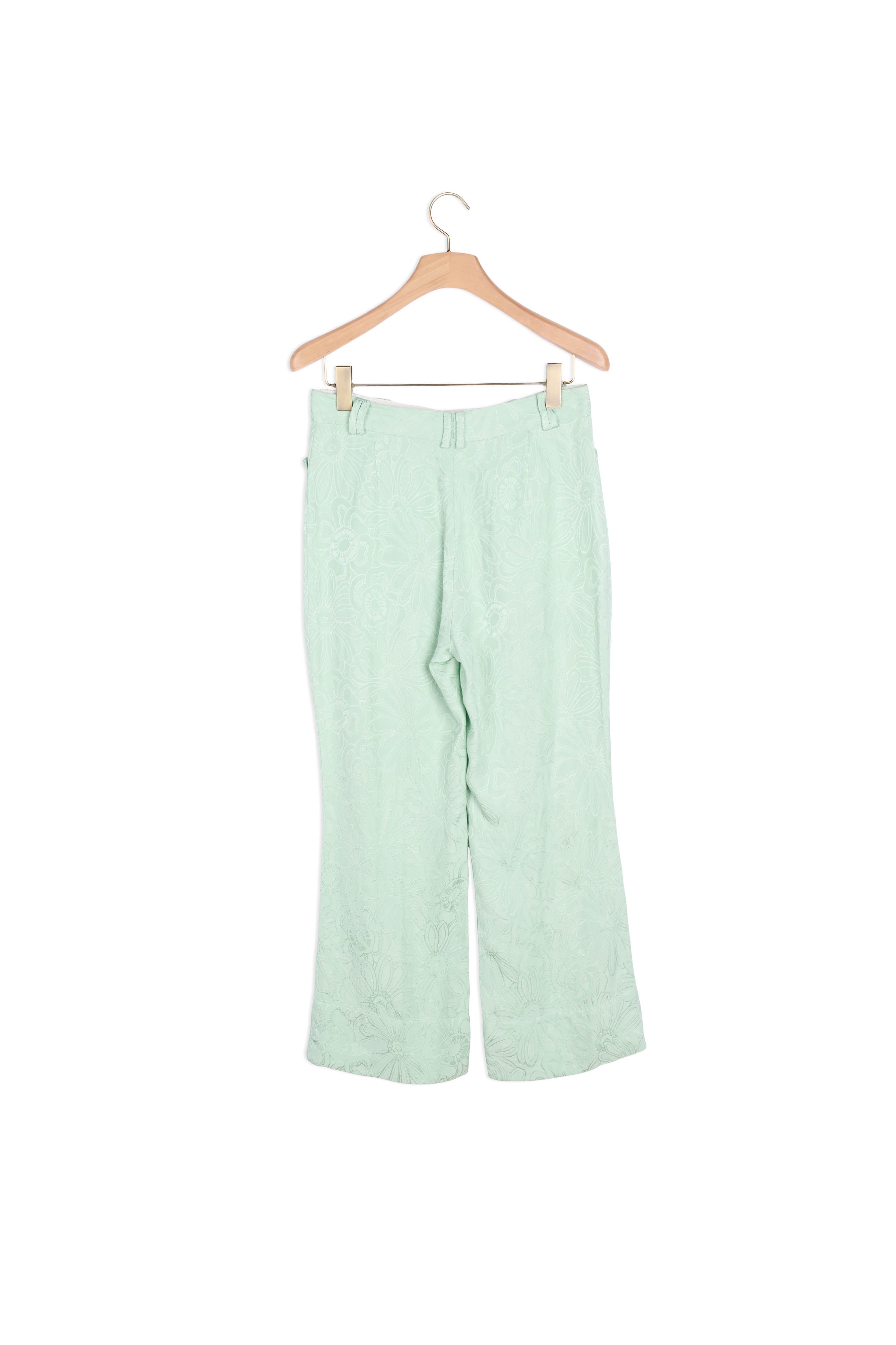 Pantalon en jacquard ton sur ton Sandro seconde main