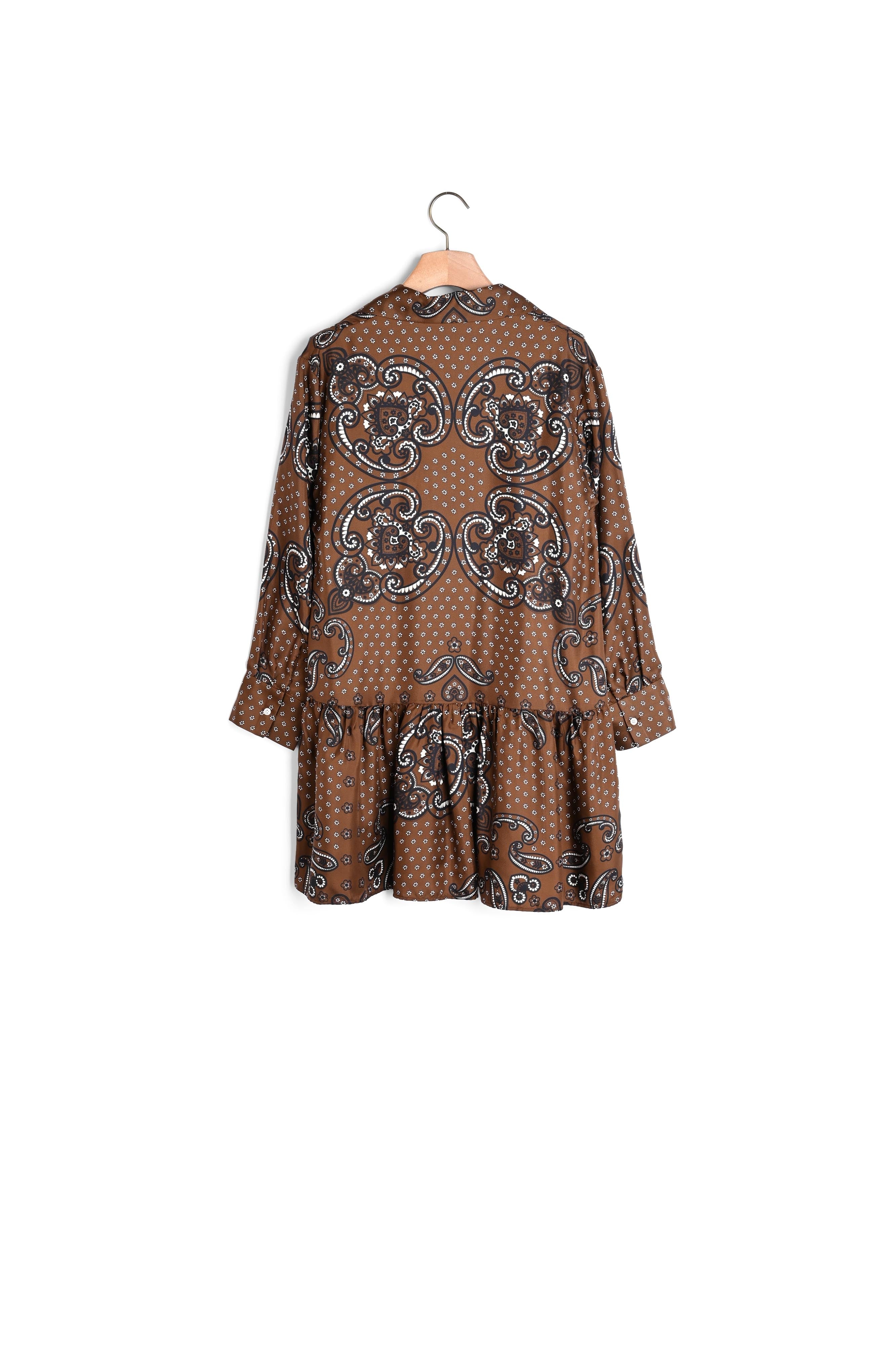 Robe Marron Foncé Sandro seconde main