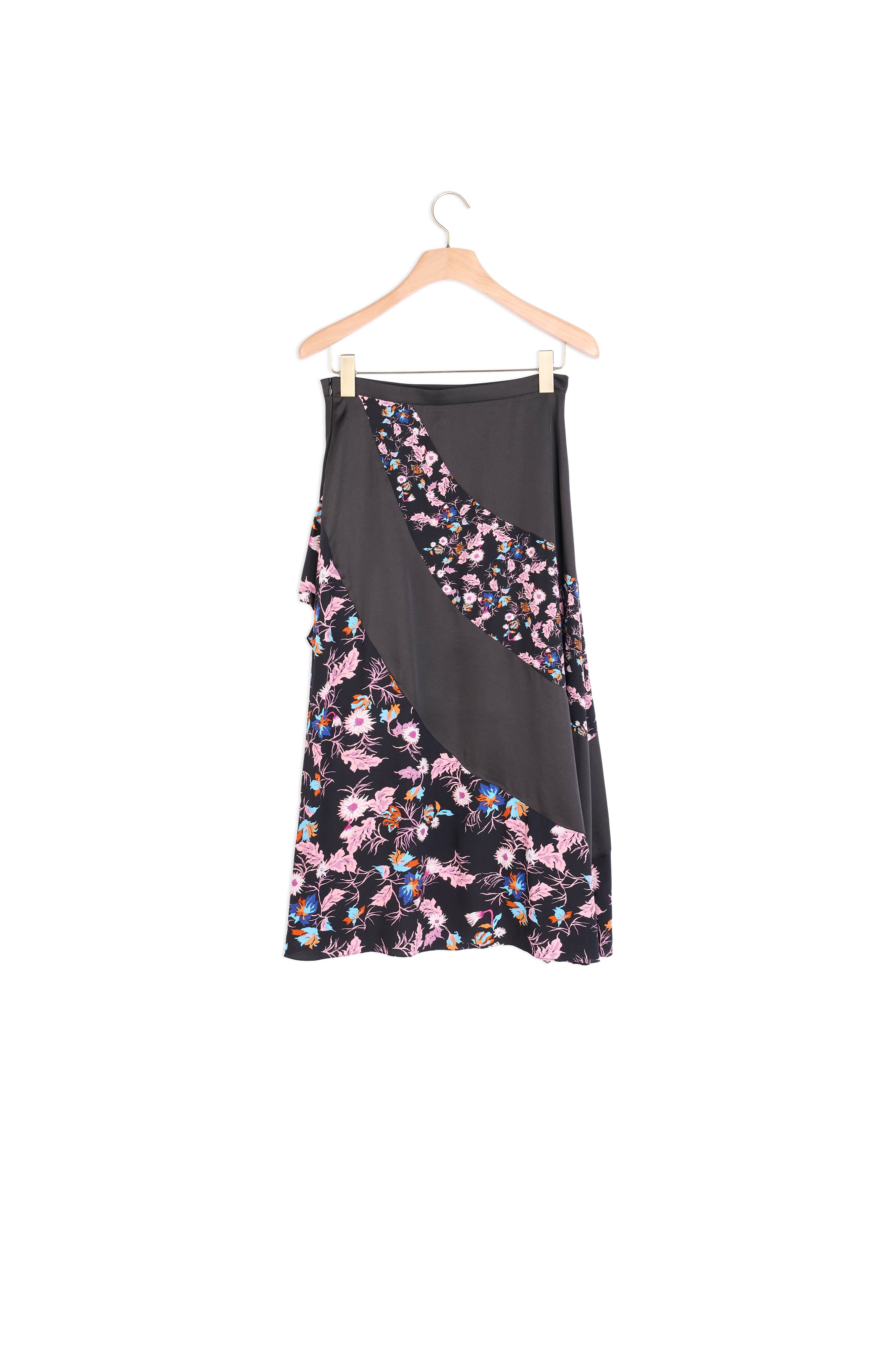 Jupe longue fluide imprimée Sandro seconde main