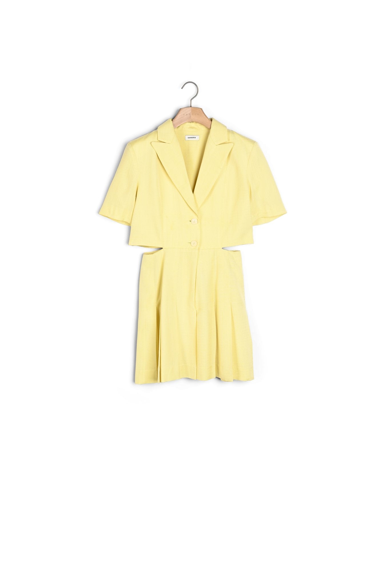 Robe Jaune citron Sandro seconde main