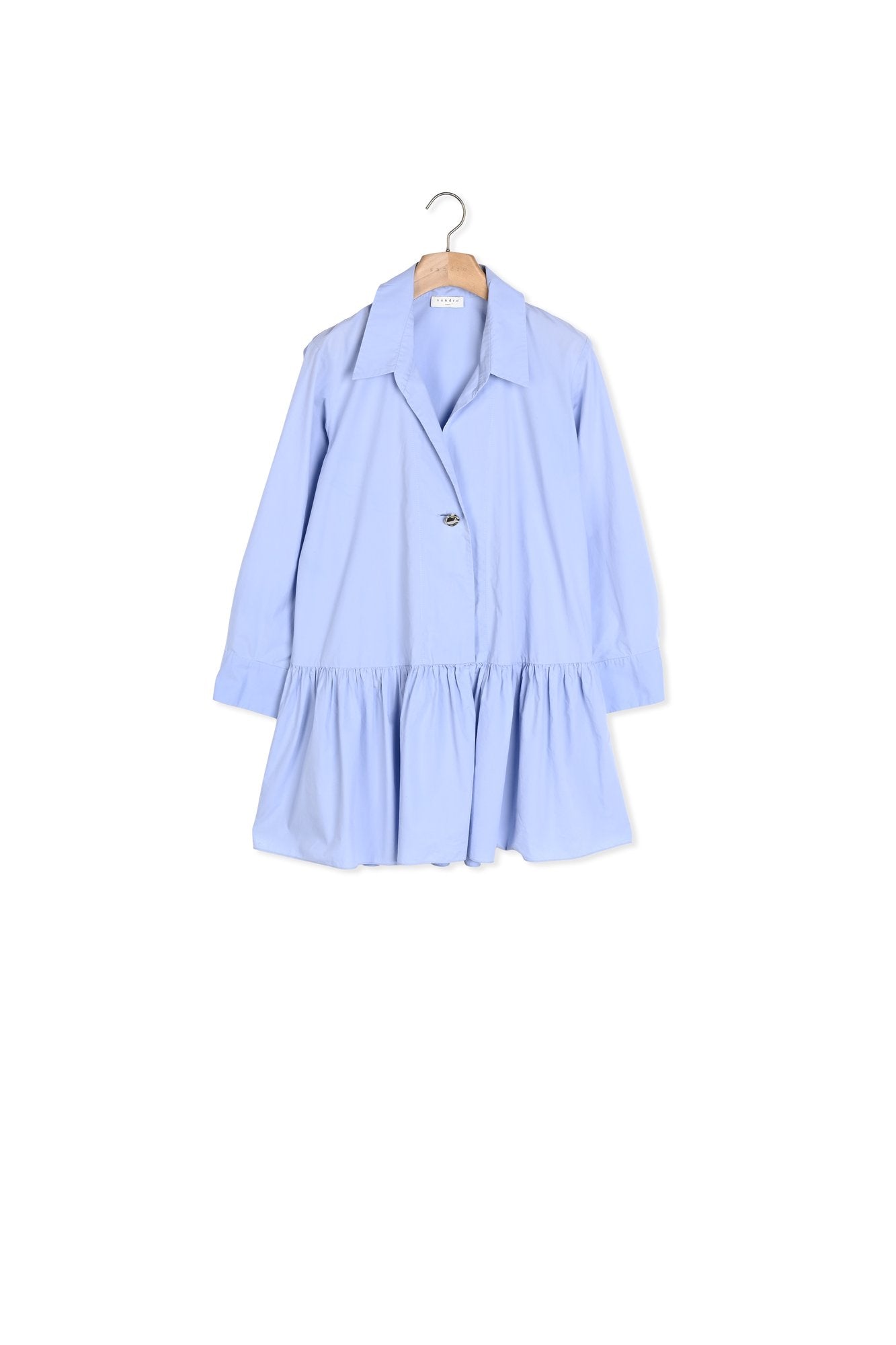 Robe esprit Chemise en coton Sandro seconde main