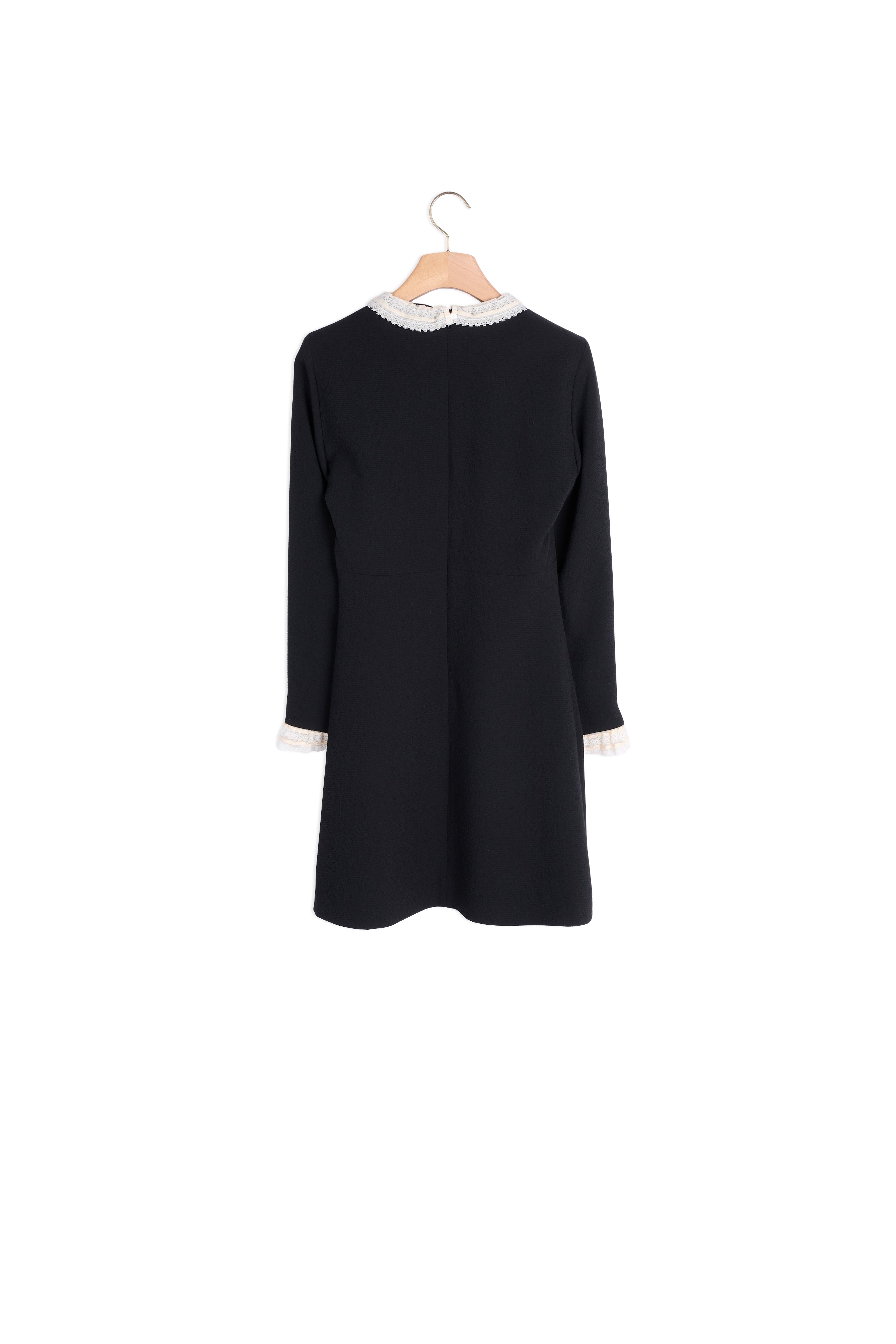 Robe courte avec galons de dentelle Sandro seconde main