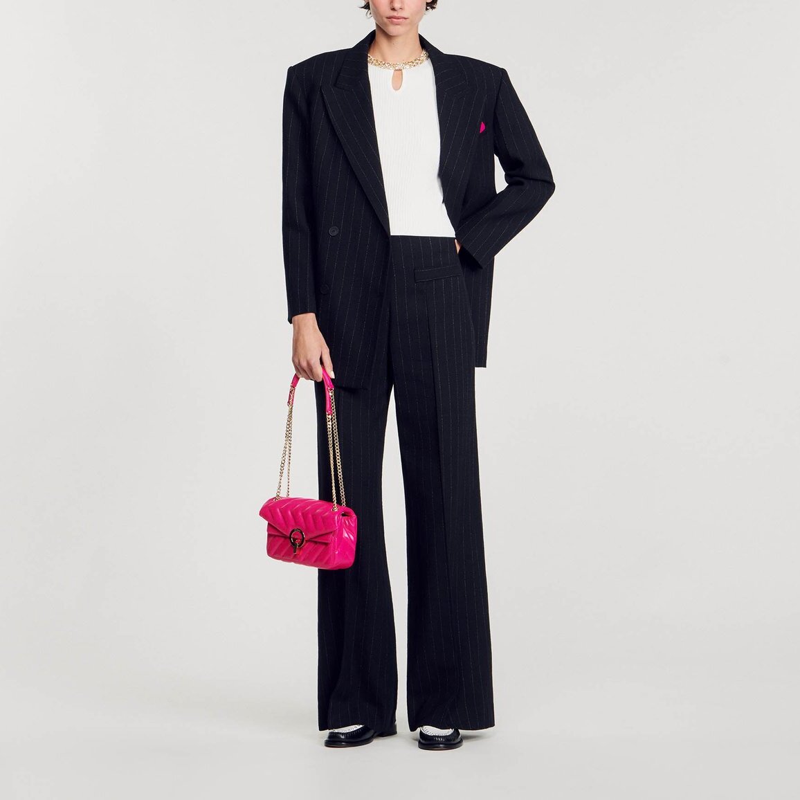 Débardeur en Maille col bijoux Sandro seconde main