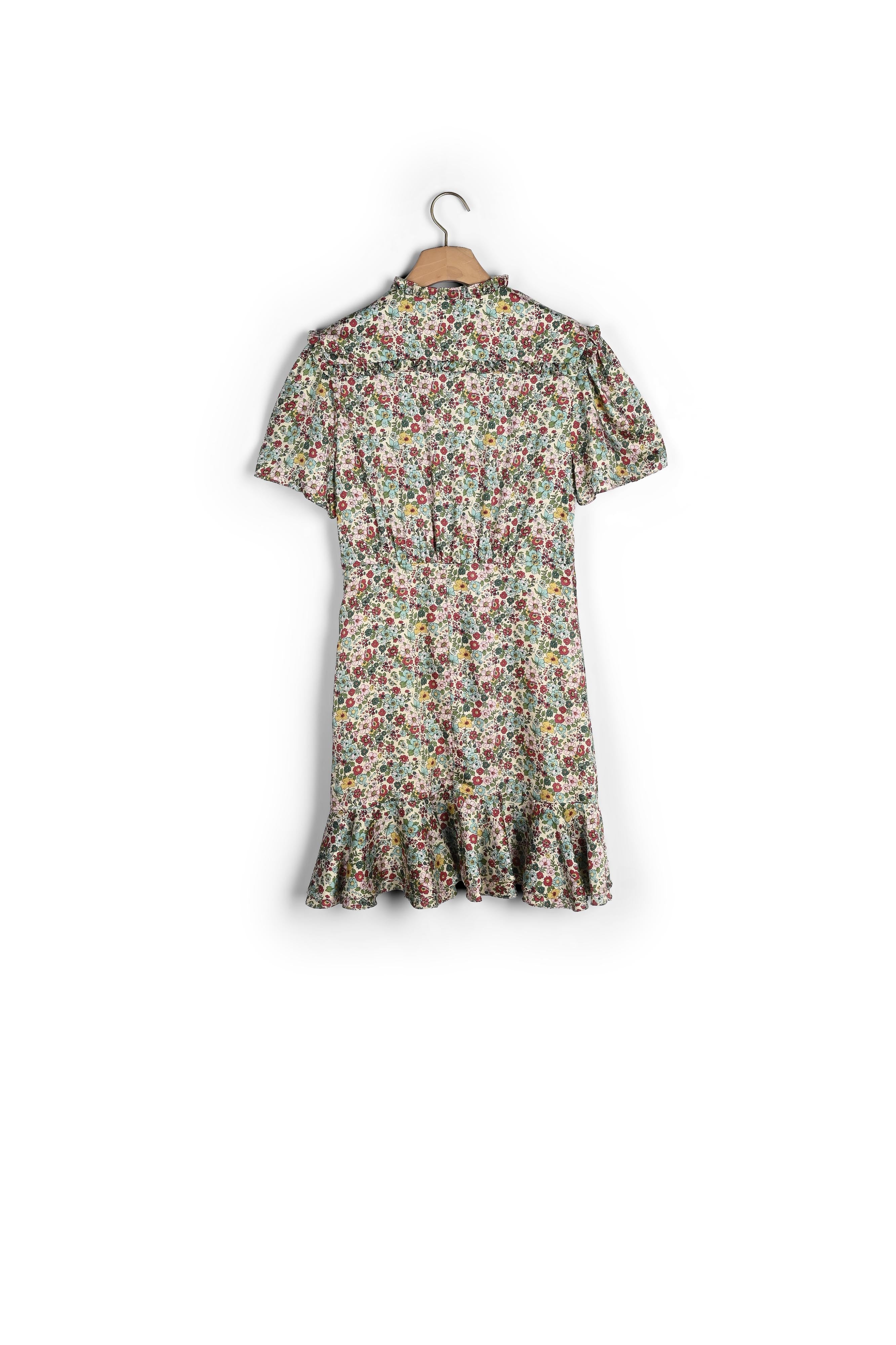 Robe courte imprimée Sandro seconde main