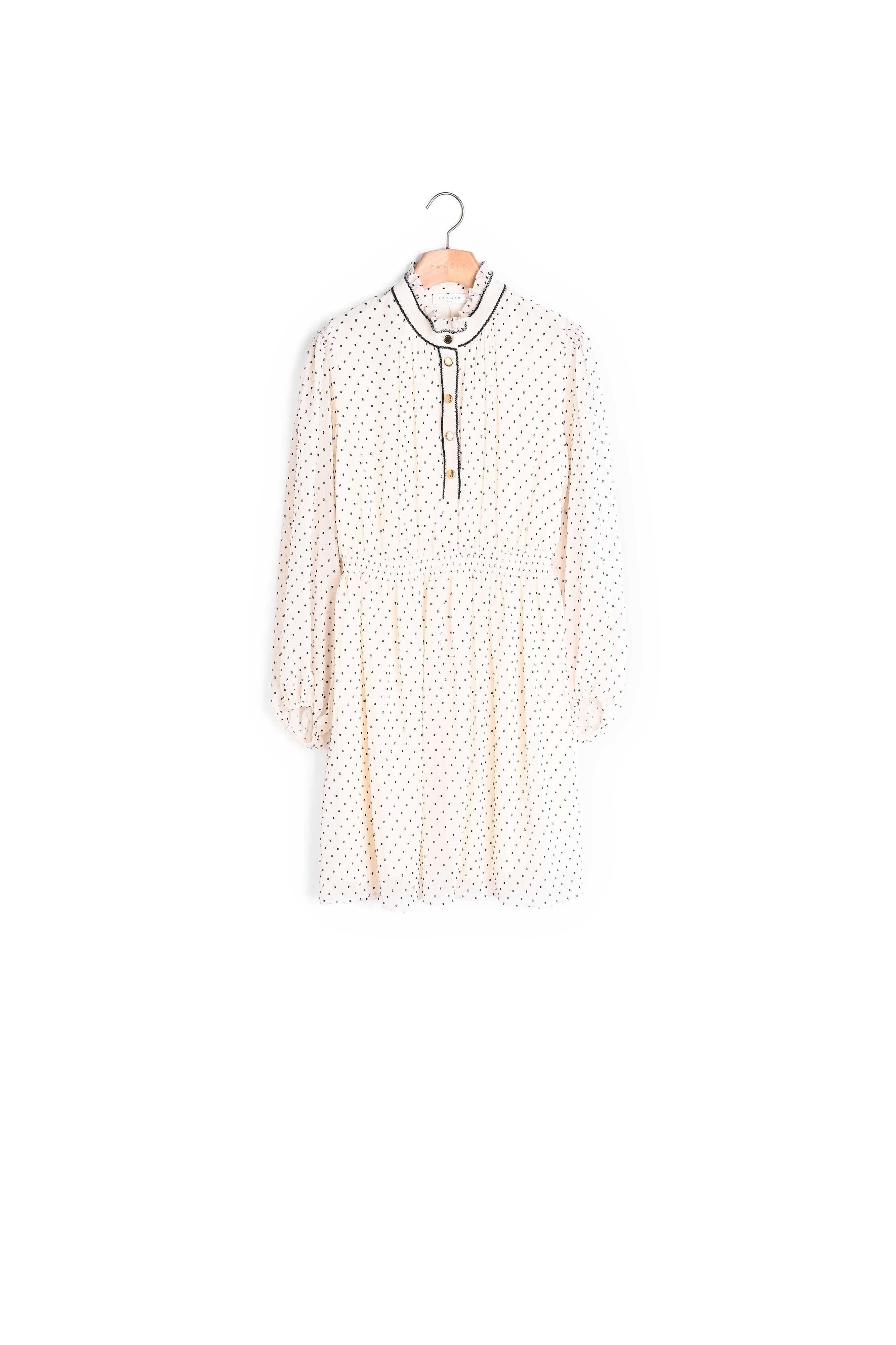 Robe Blanc / Bleu Sandro seconde main