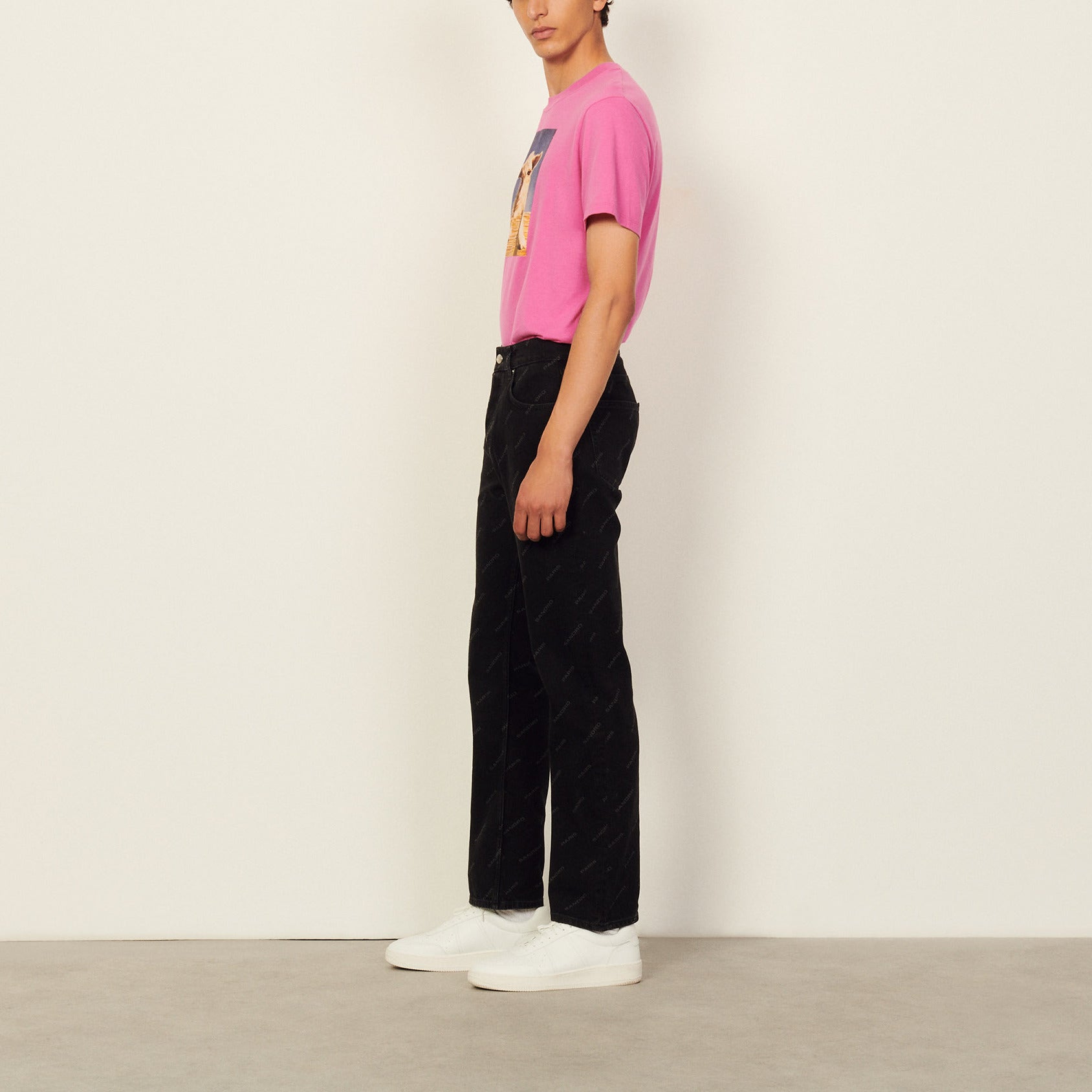 Jean imprimé Sandro Paris Sandro seconde main