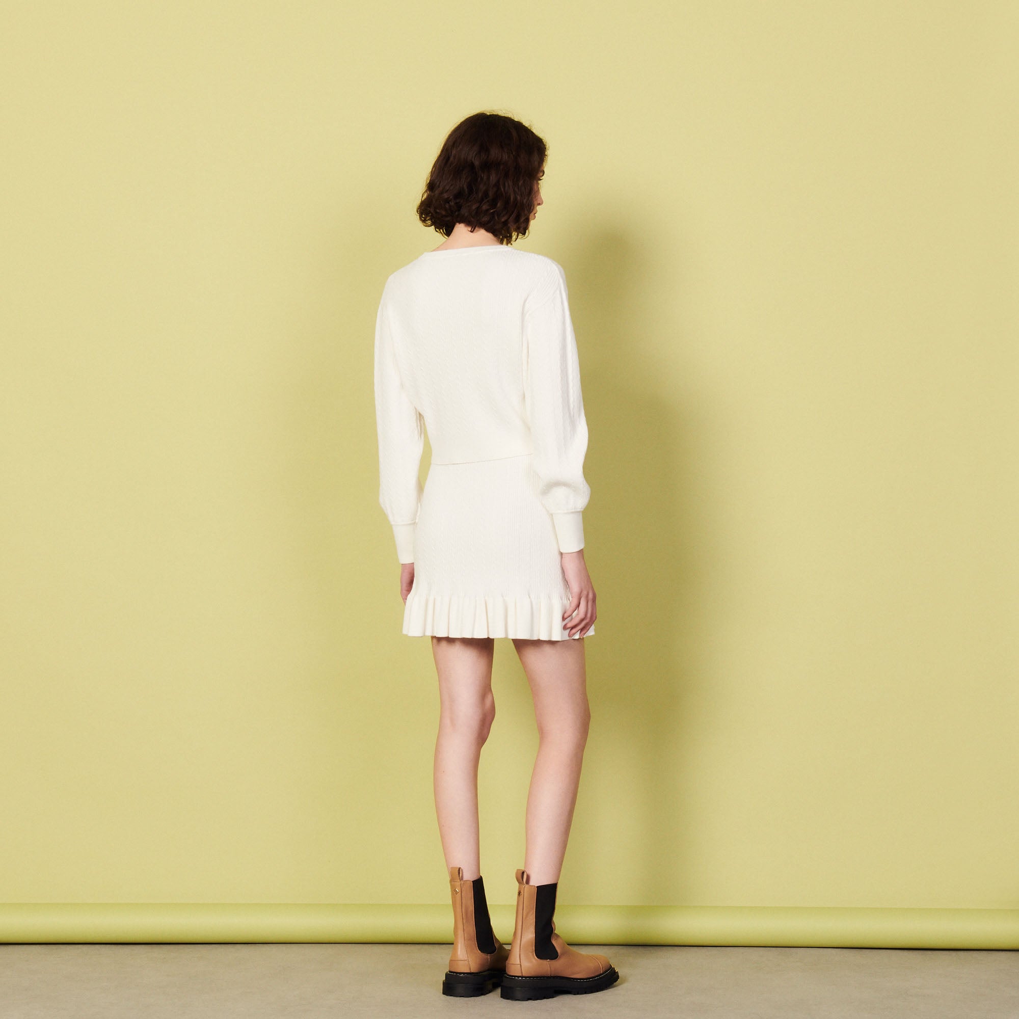 Pull court brodé Sandro seconde main