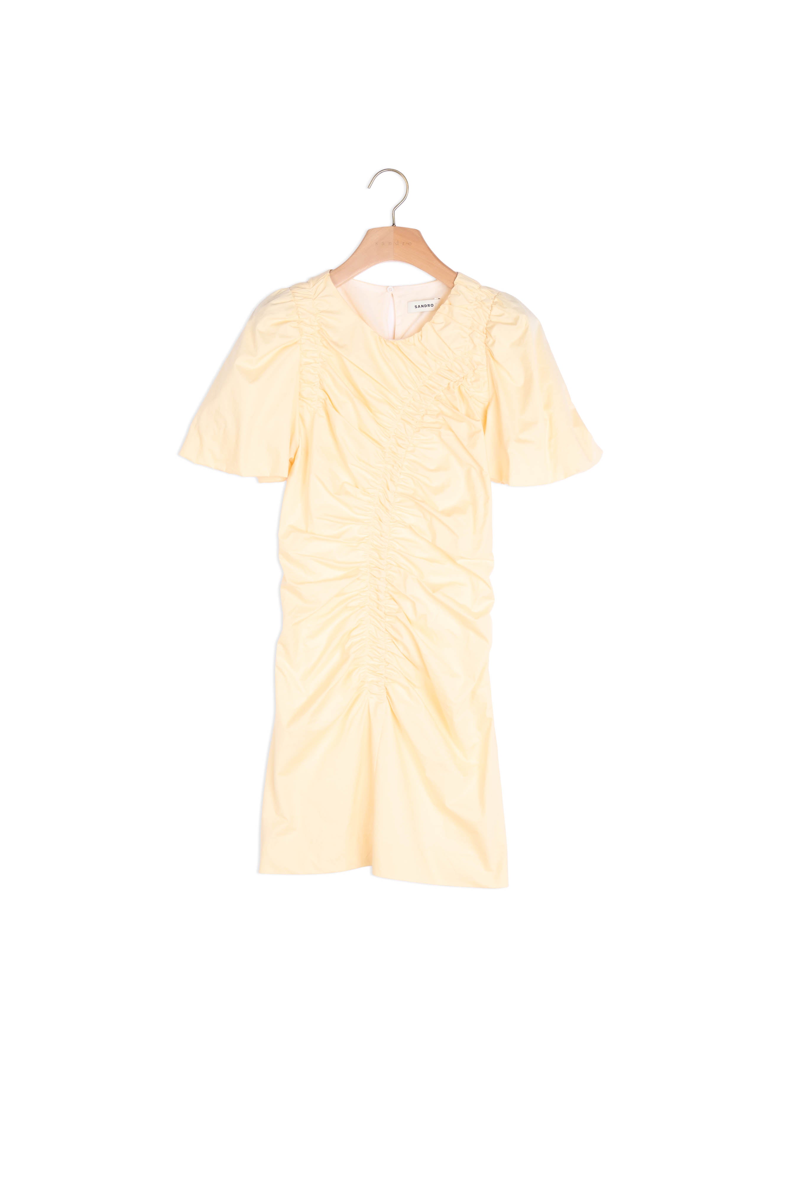 Robe courte froncée Sandro seconde main