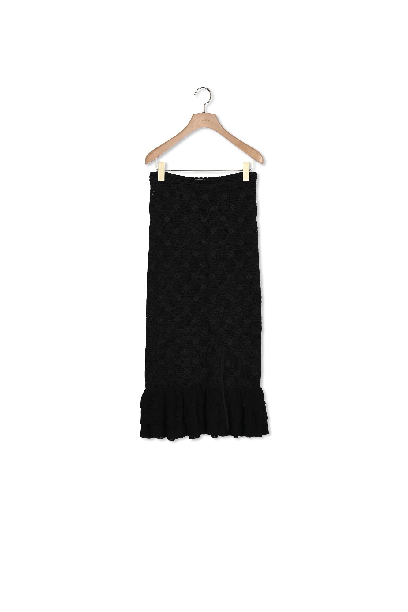 Jupe midi en maille Sandro seconde main