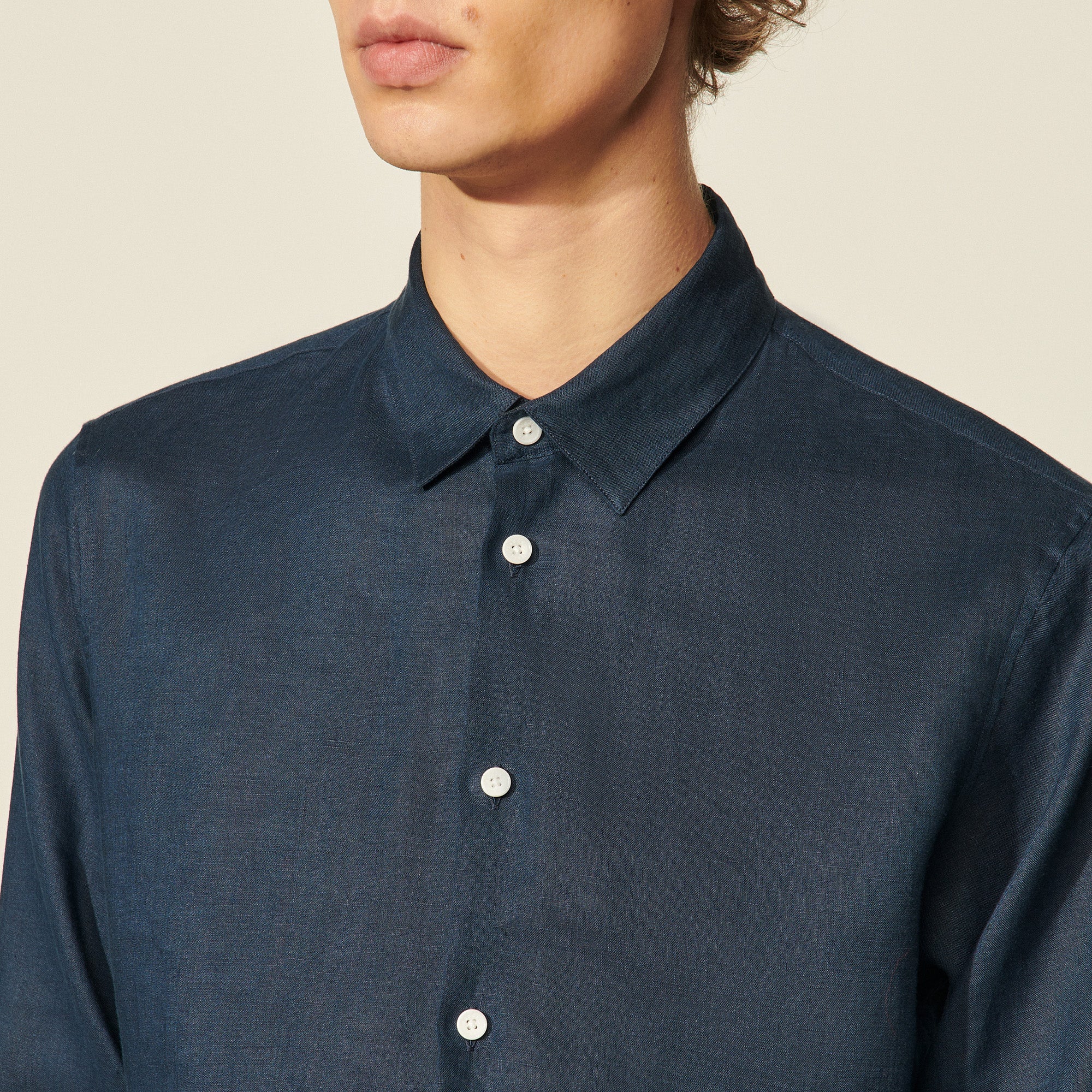 Chemise en lin Sandro seconde main