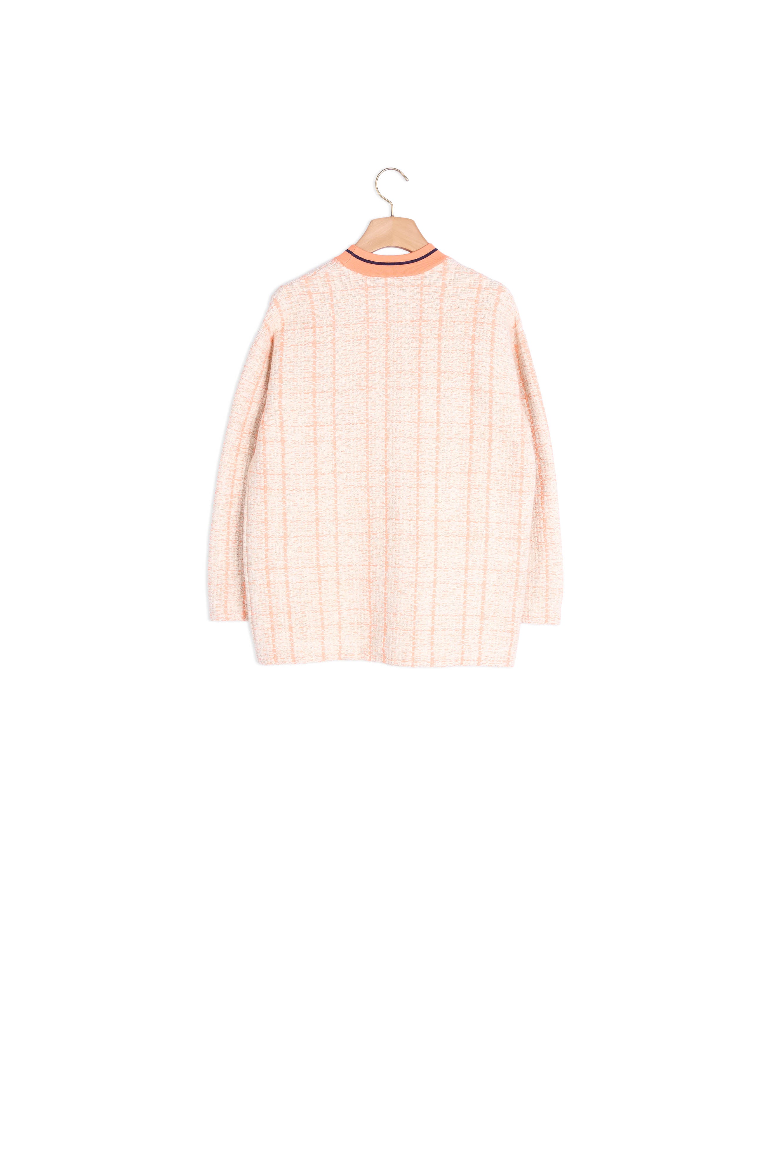 Cardi-coat en tweed Sandro seconde main