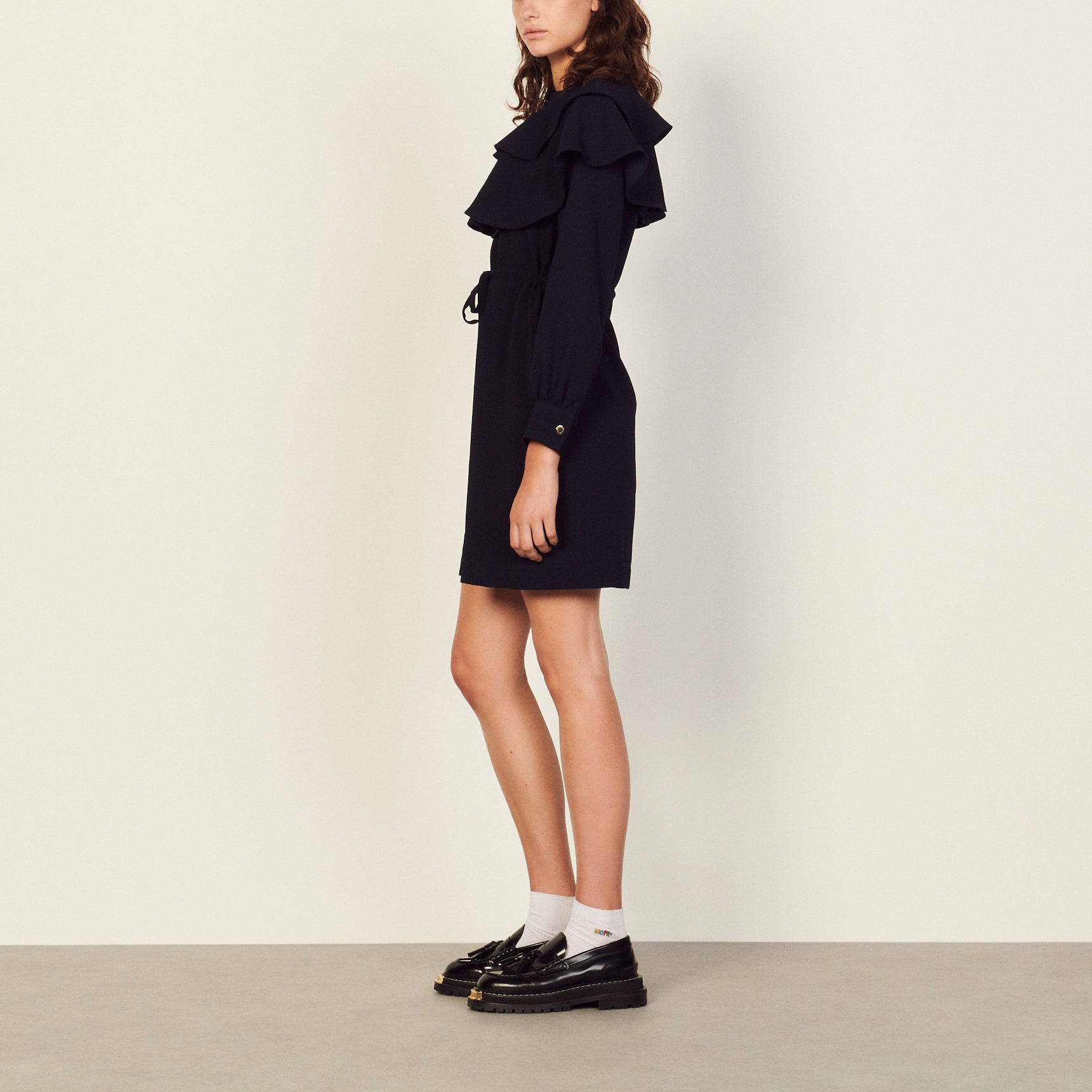 Robe avec volants oversize Sandro seconde main