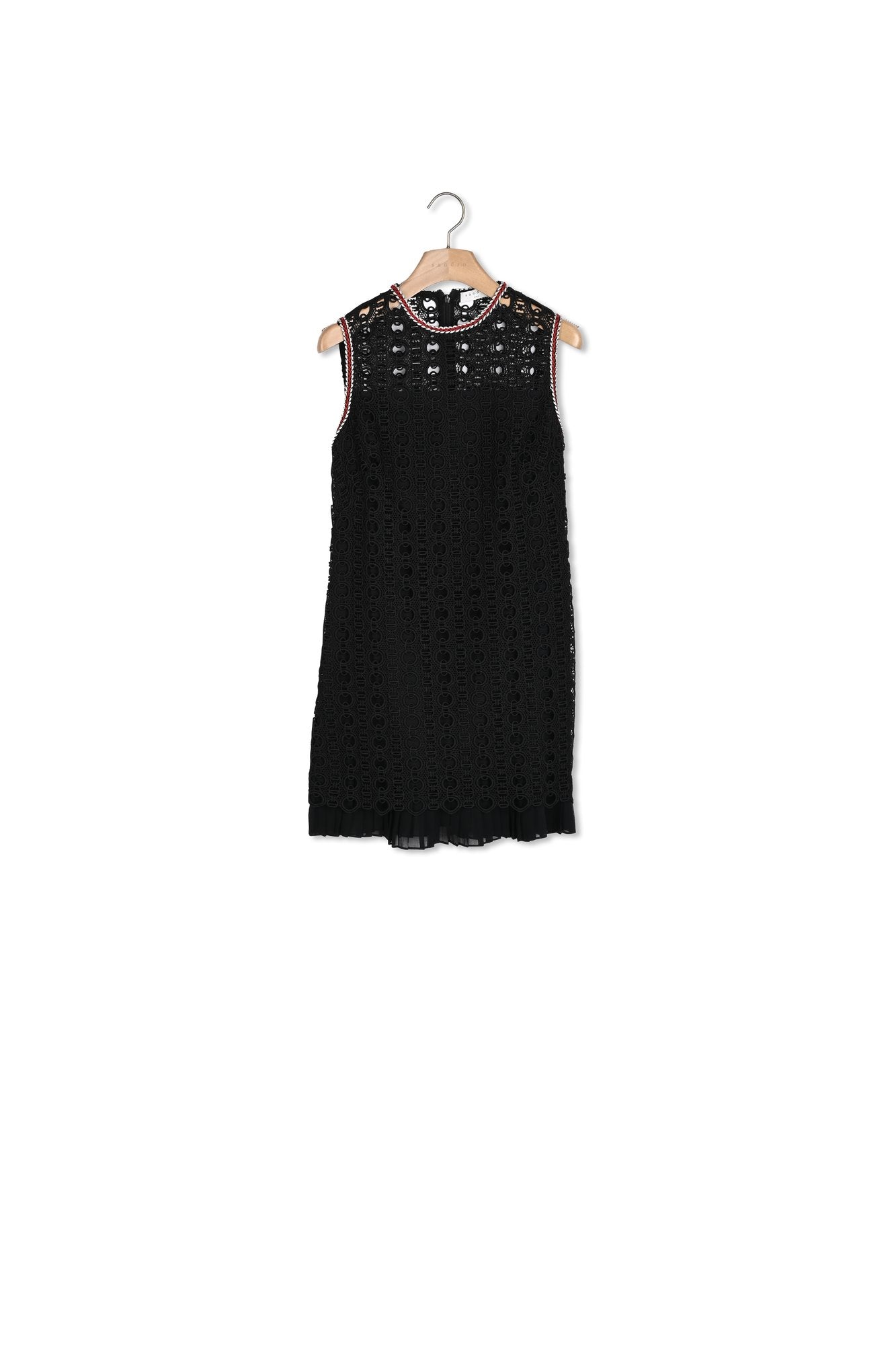 Robe en guipure sans manches Sandro seconde main