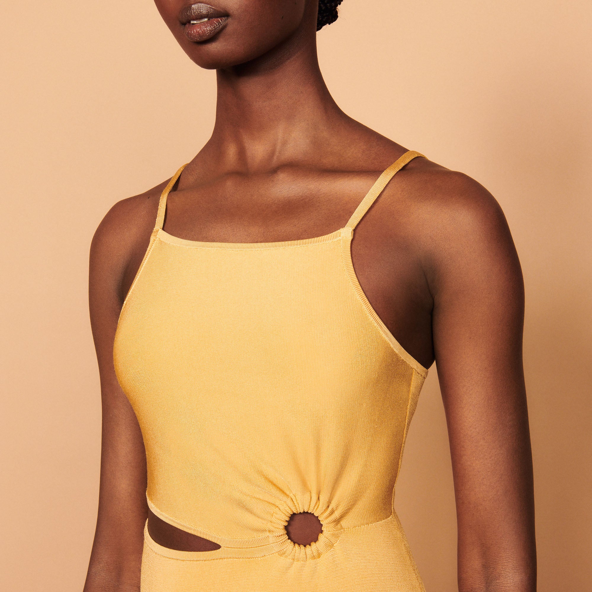 Robe midi ajourée sur les cotés Sandro seconde main