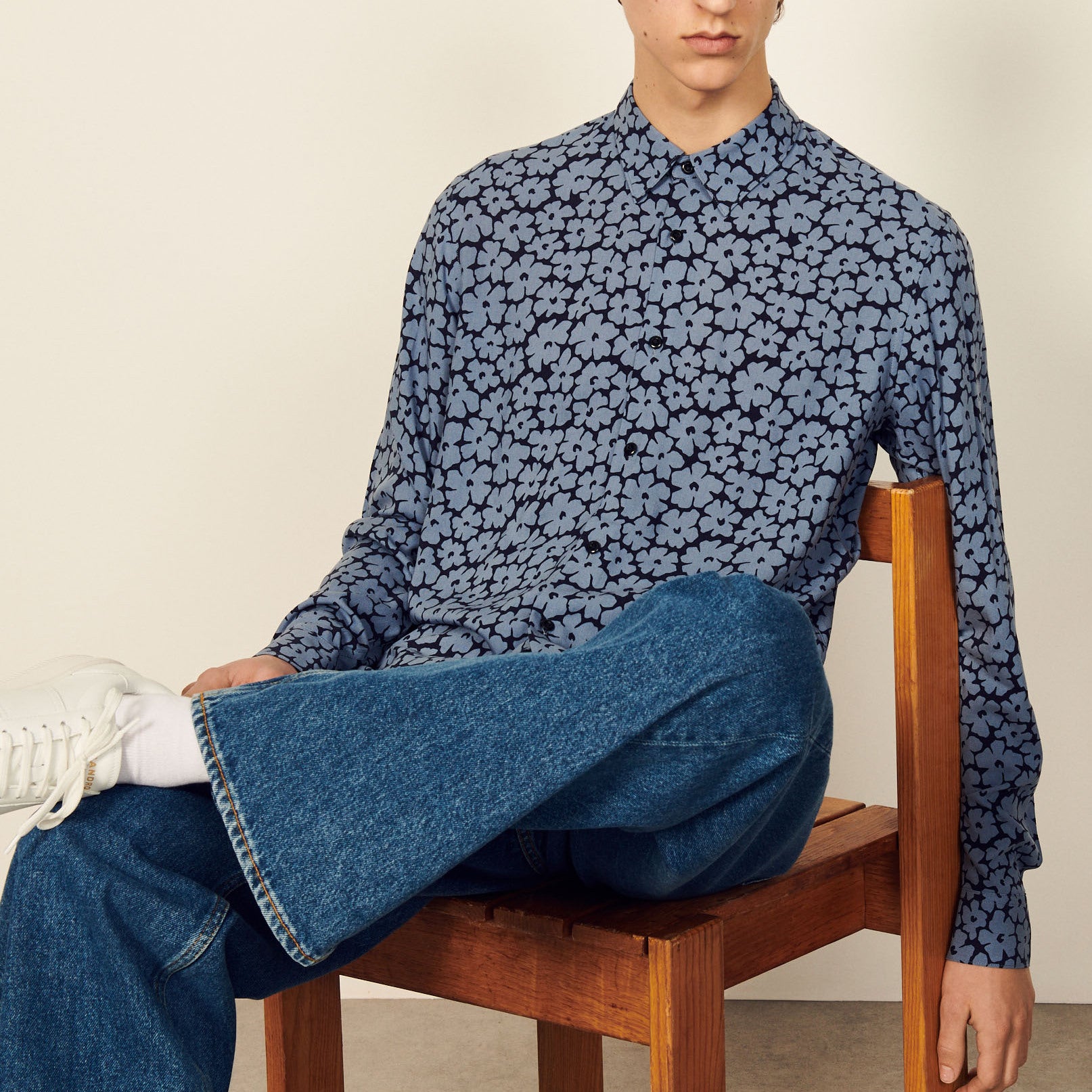 Chemise imprimée Sandro seconde main