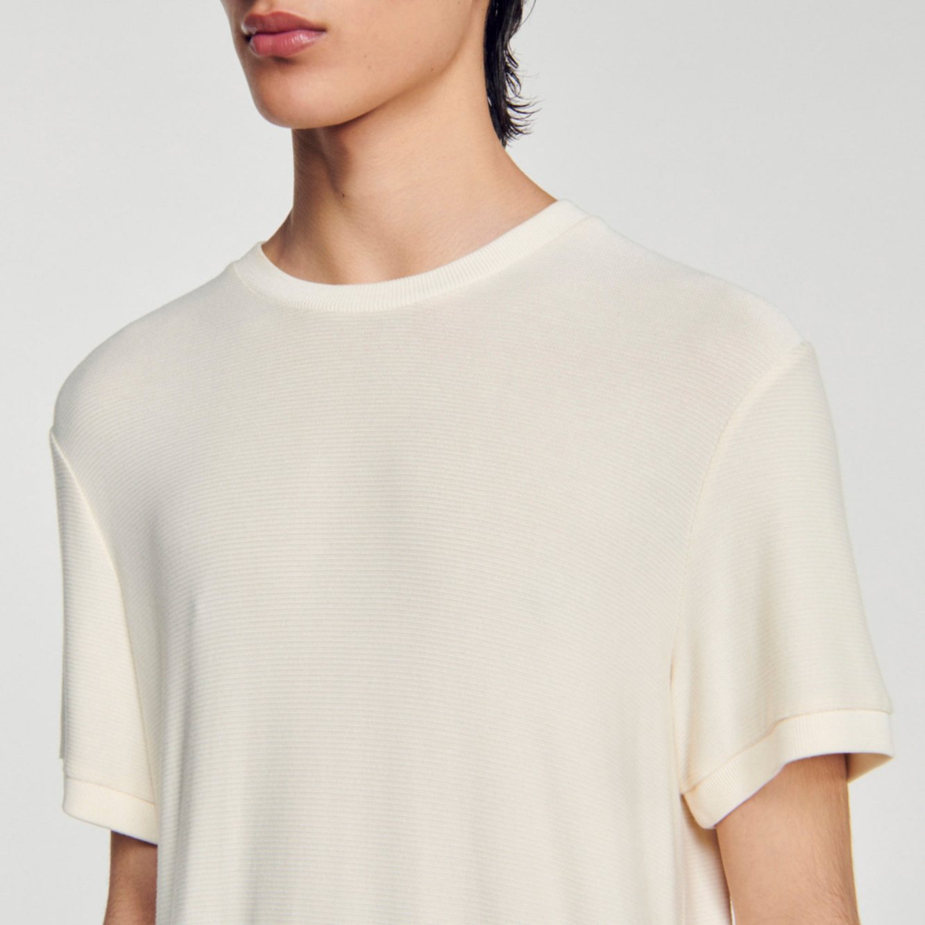 Tee-shirt col rond Sandro seconde main