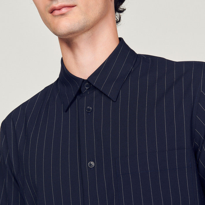 Chemise fluide à rayures Sandro seconde main