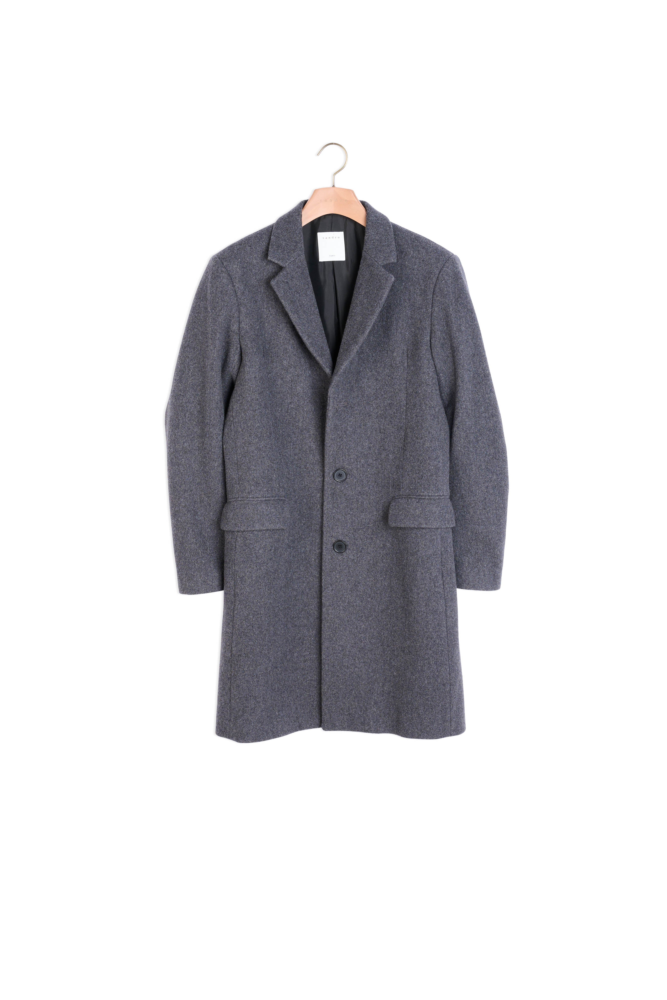 Manteau à fermeture trois boutons Sandro seconde main