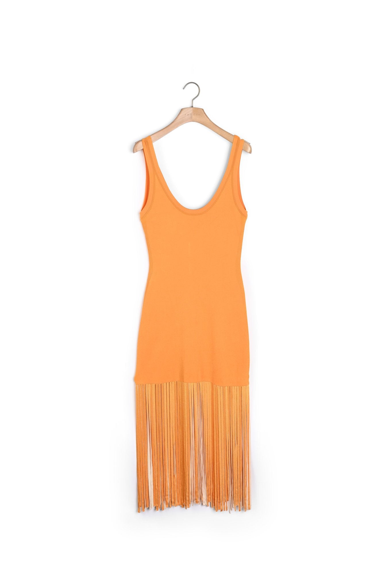 Robe en Maille frangée Sandro seconde main