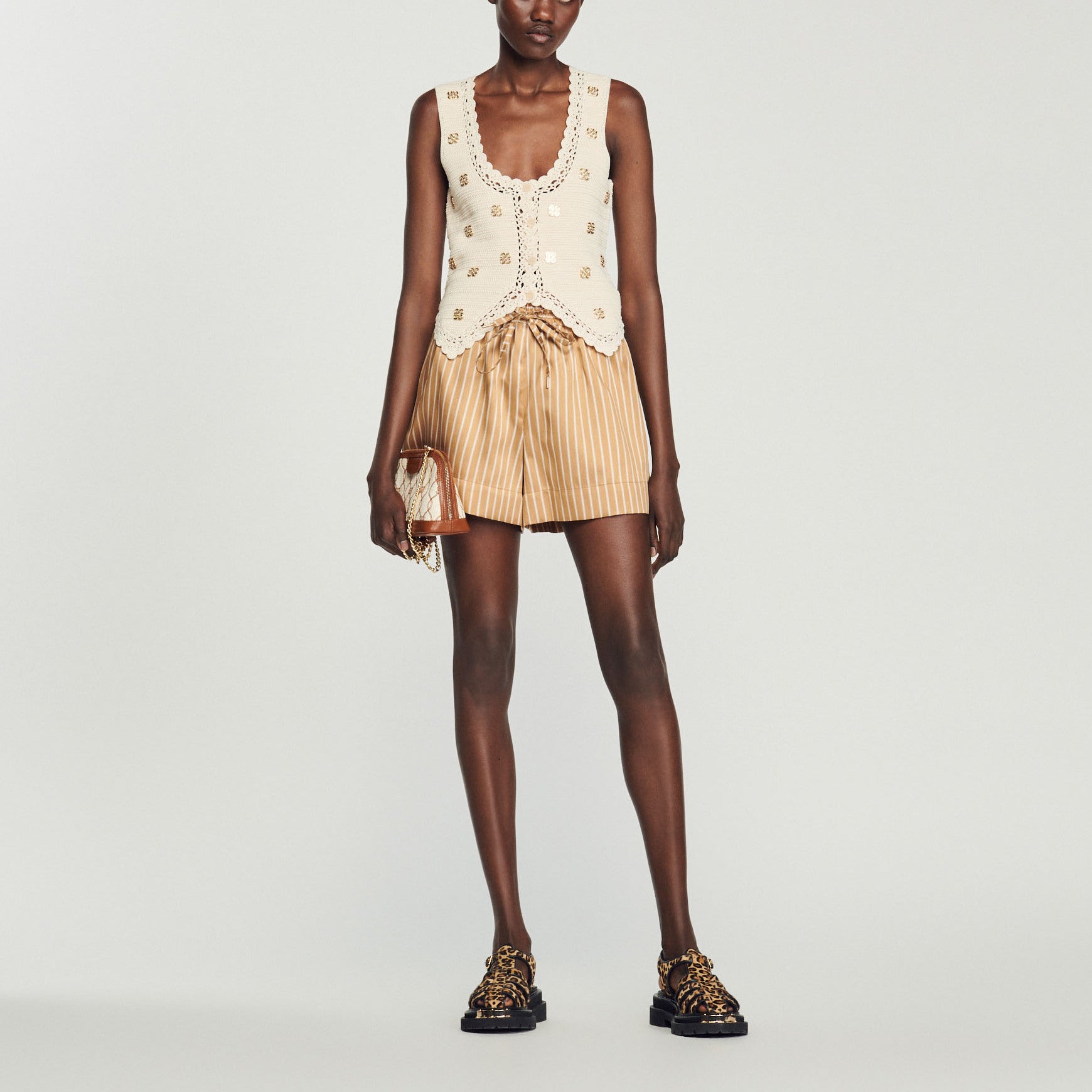 Top en crochet Sandro seconde main