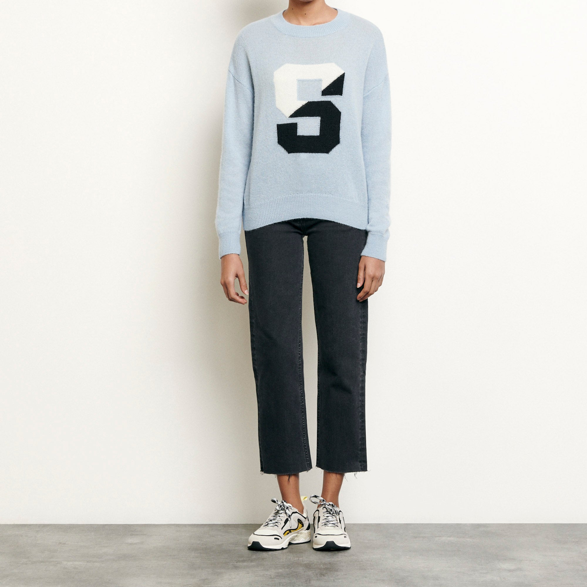 Pull avec initiale Sandro seconde main