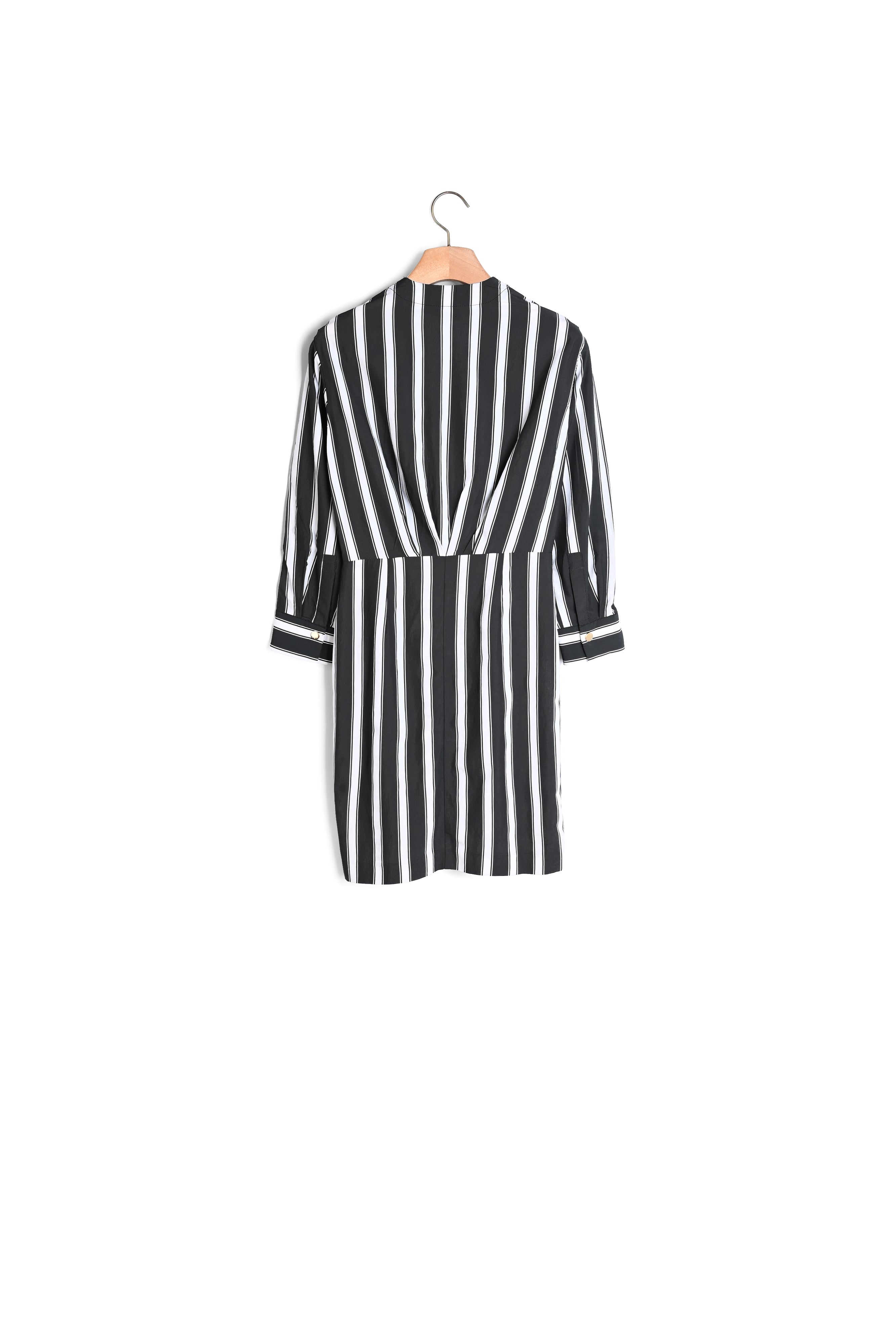 Robe courte rayée à encolure en V Sandro seconde main