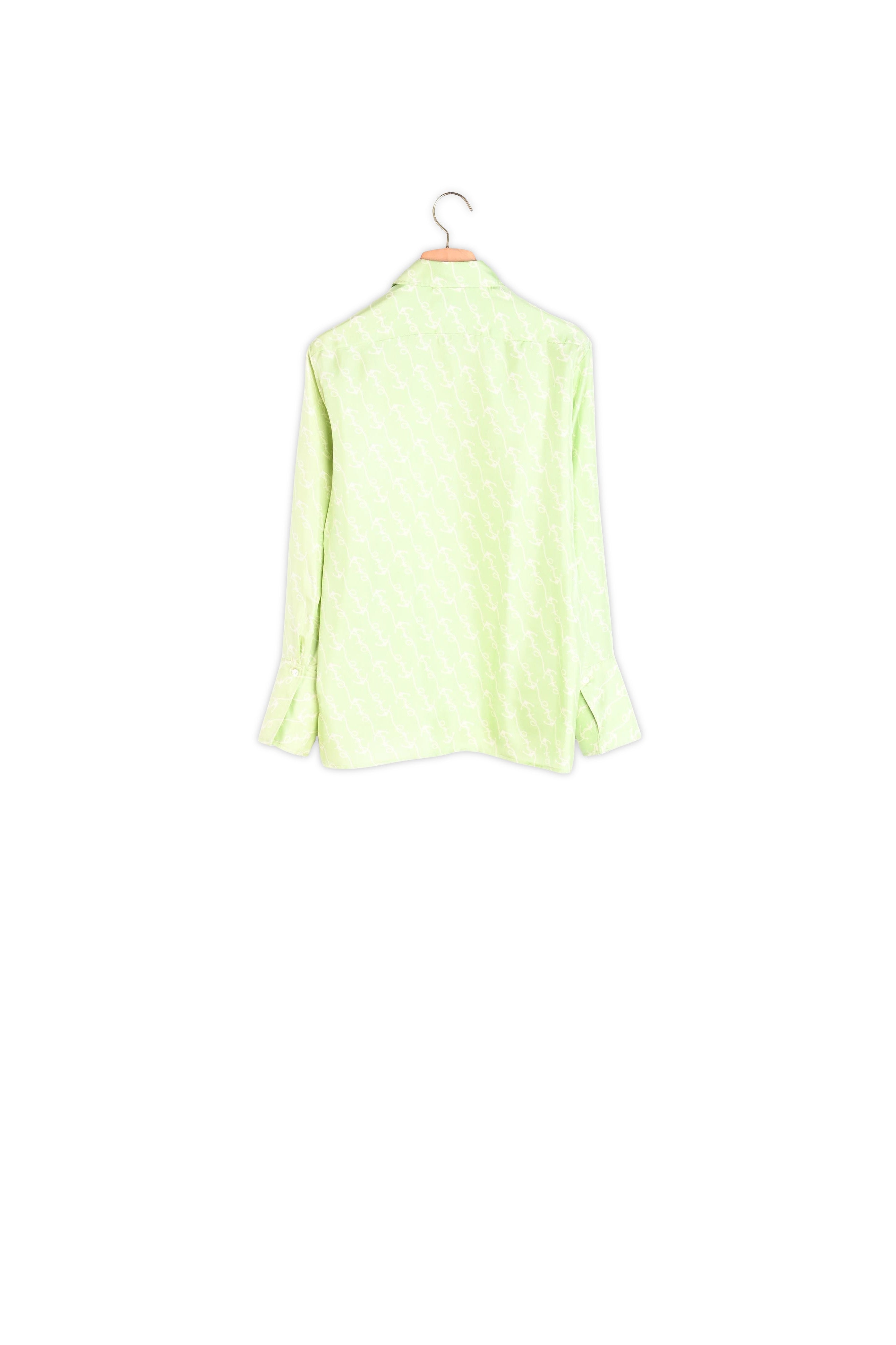 Chemise fluide en soie imprimée Sandro seconde main