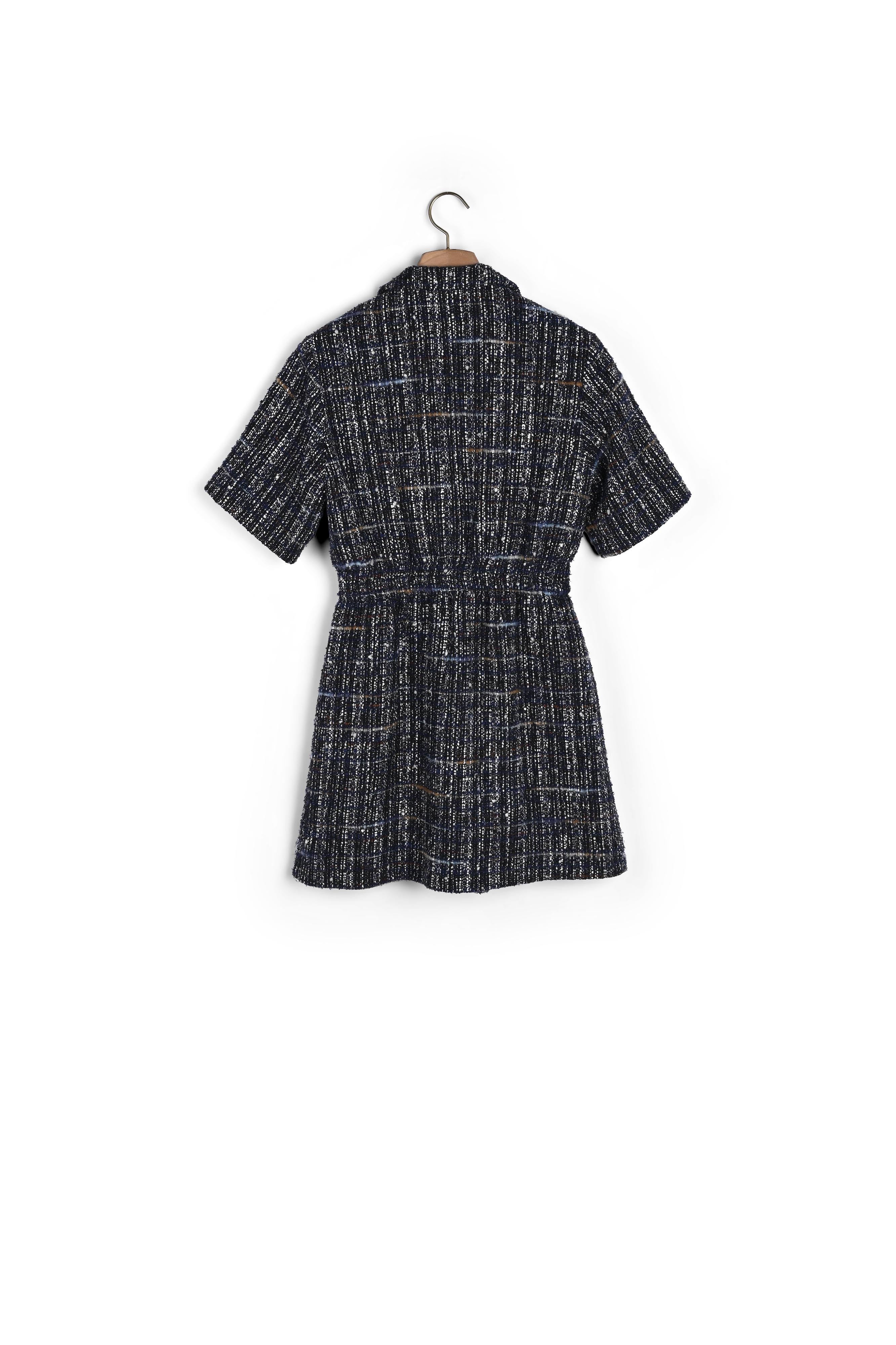 Robe courte en tweed Sandro seconde main