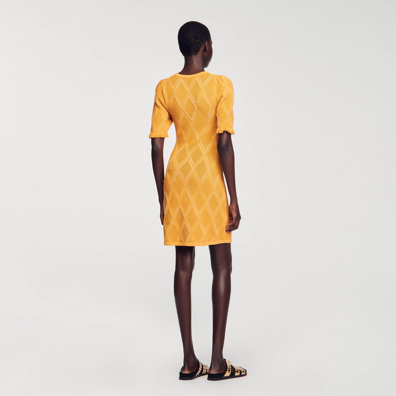 Robe courte en Maille Sandro seconde main