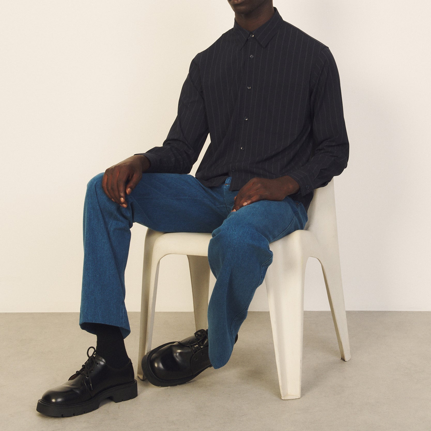 Chemise fluide rayée Sandro seconde main