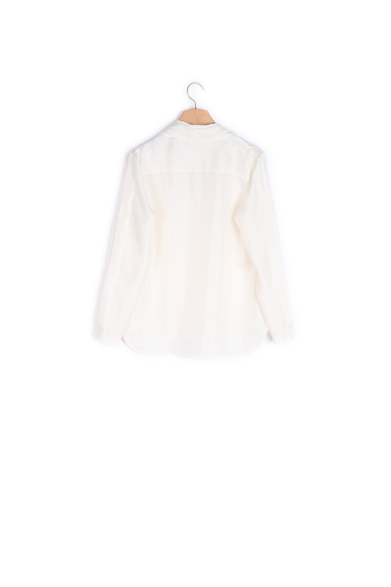 Chemise en soie à décolleté en V Sandro seconde main