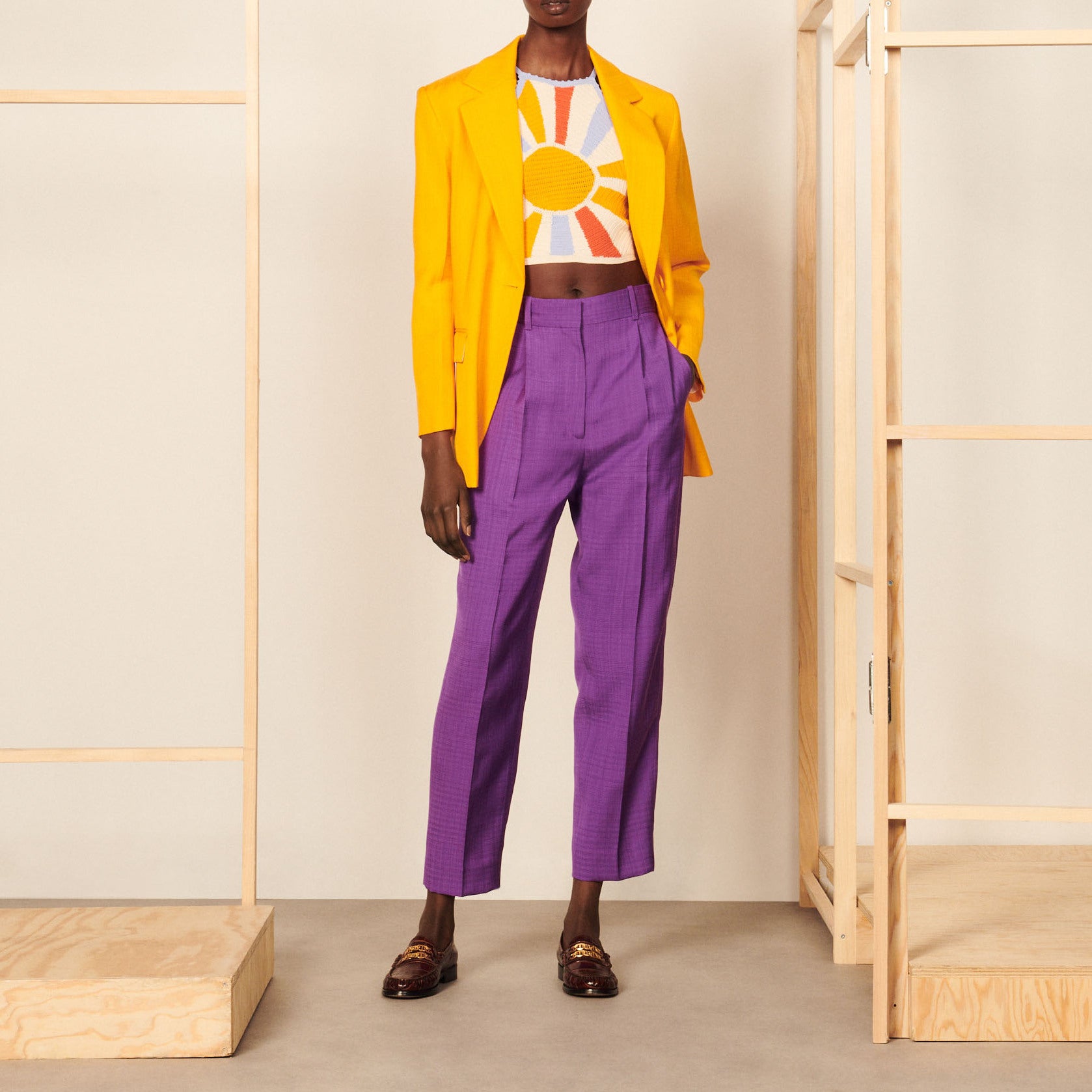 Pantalon droit Sandro seconde main