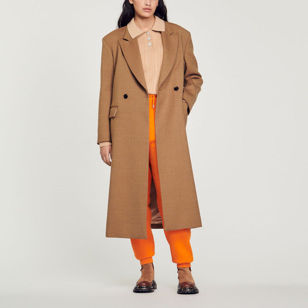 Manteau droit oversize Sandro seconde main