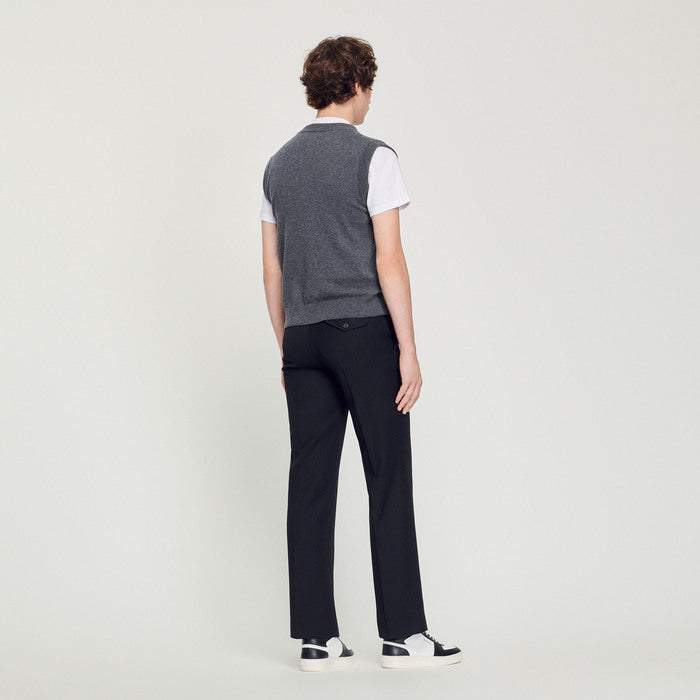 Pull en laine et cachemire Homme Sandro seconde main