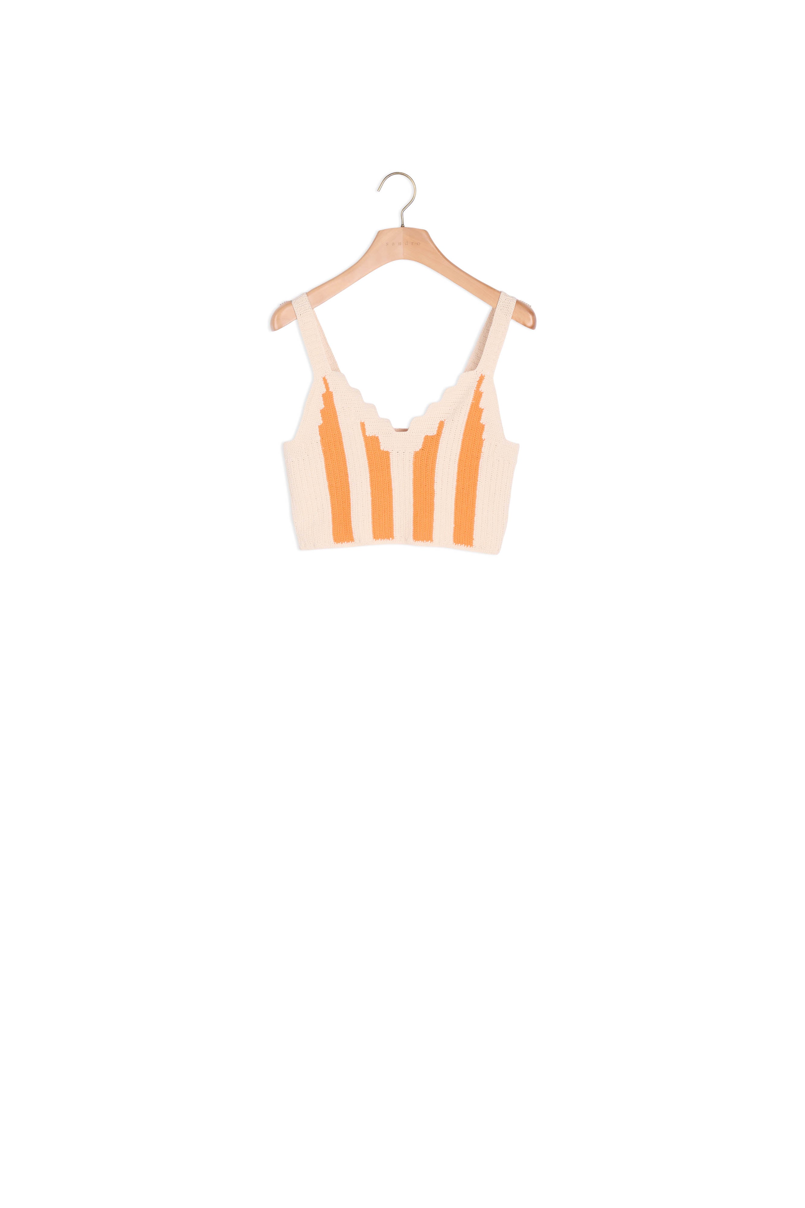 Brassière en crochet Sandro seconde main