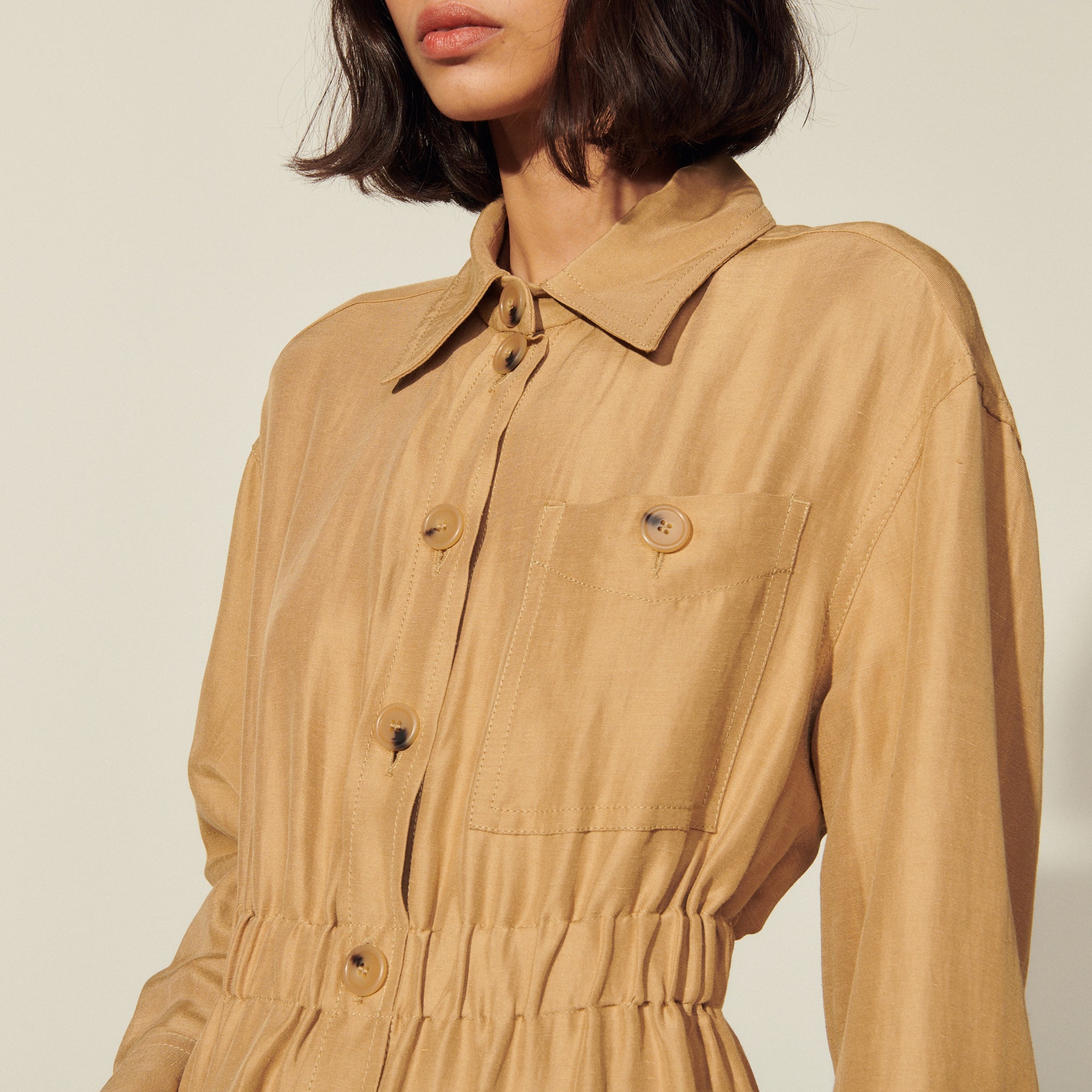 Robe façon Chemise Sandro seconde main