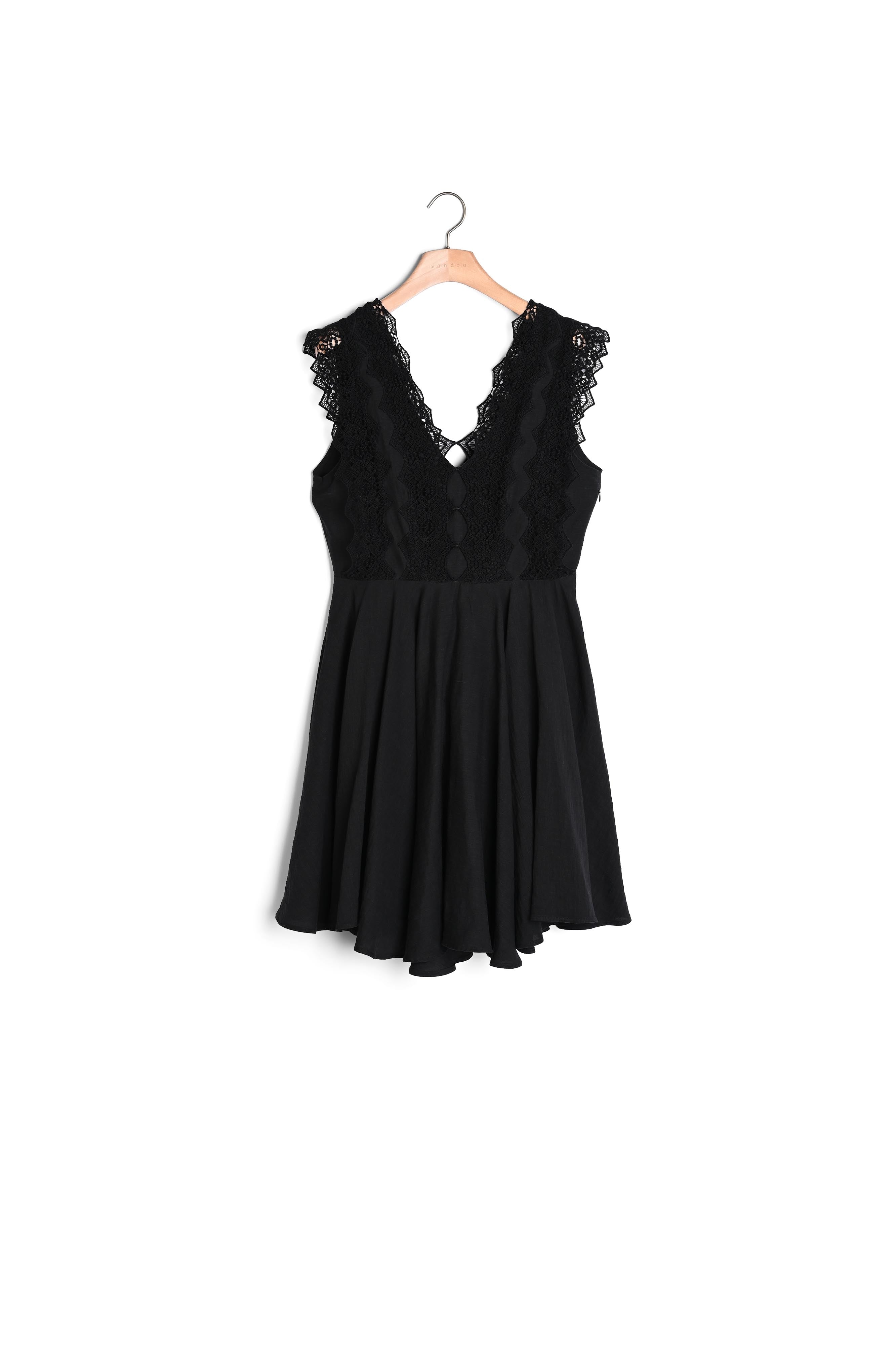 Robe courte patineuse Sandro seconde main