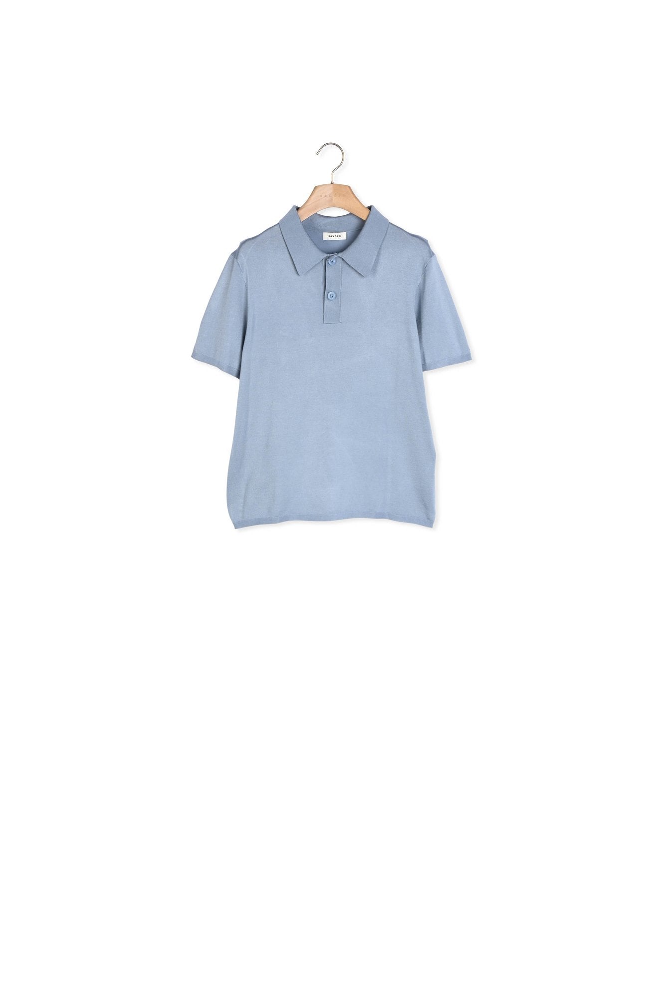 Polo en Maille à manches courtes Sandro seconde main