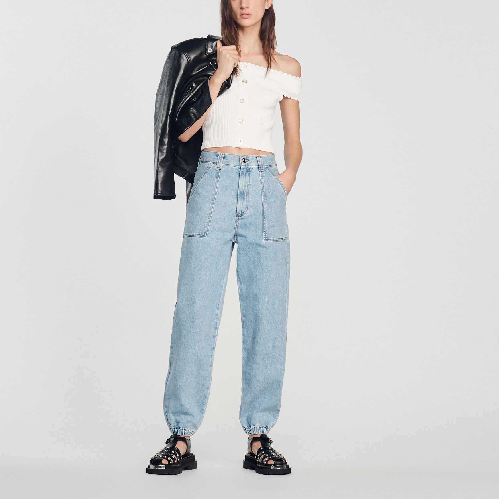 Top court en Maille Sandro seconde main