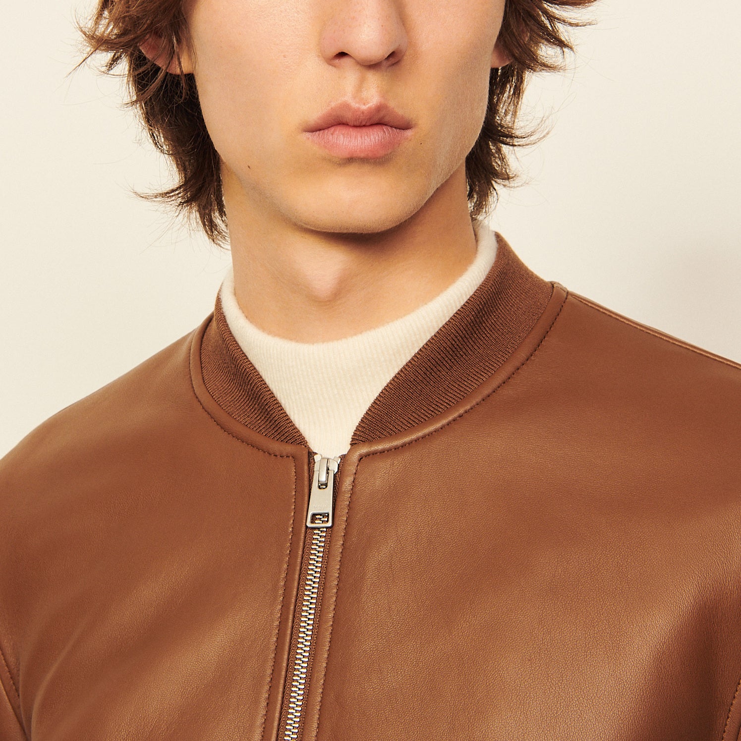 Blouson Marron Sandro seconde main