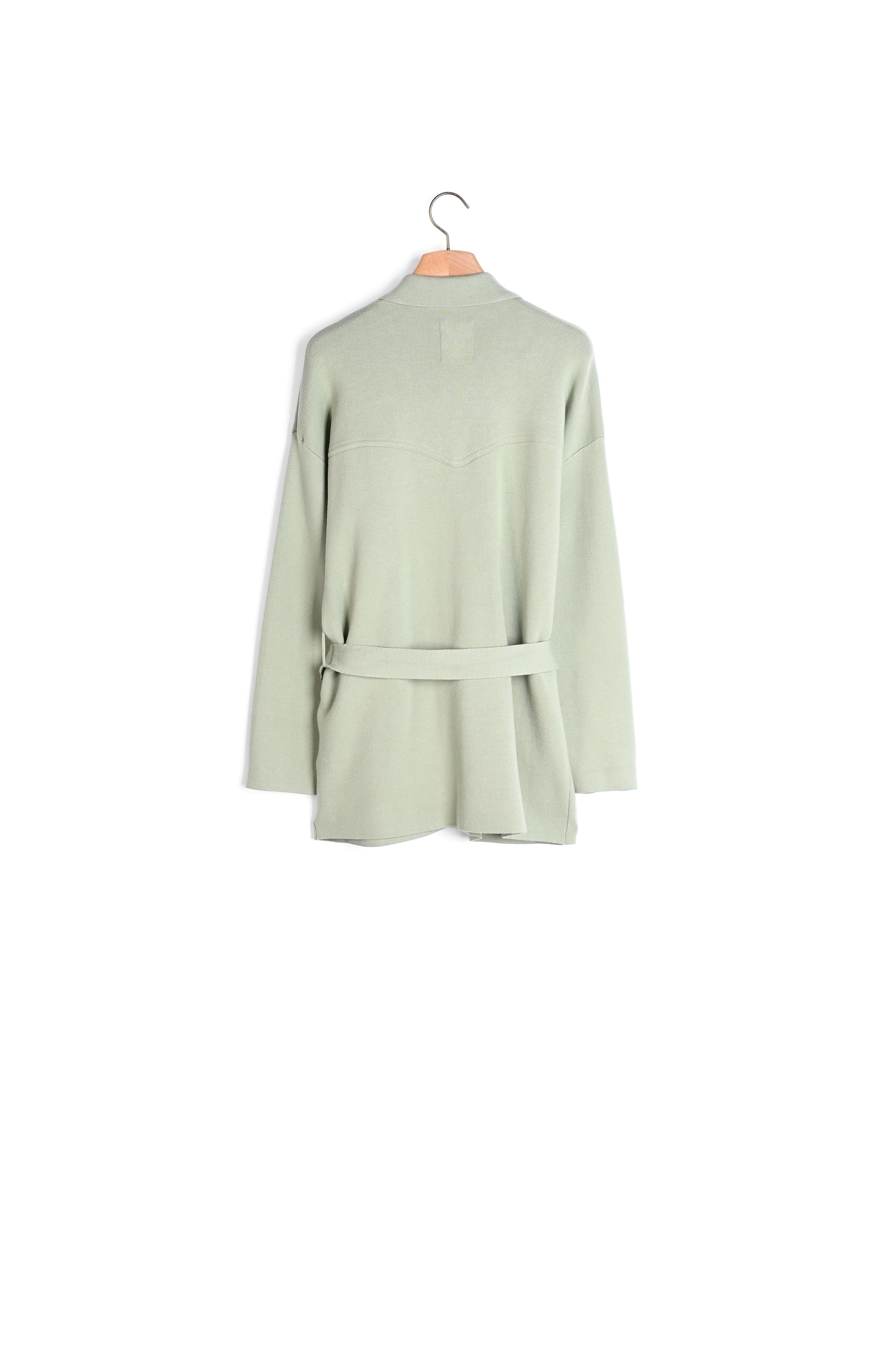 Cardi-coat oversize ceinturé Sandro seconde main