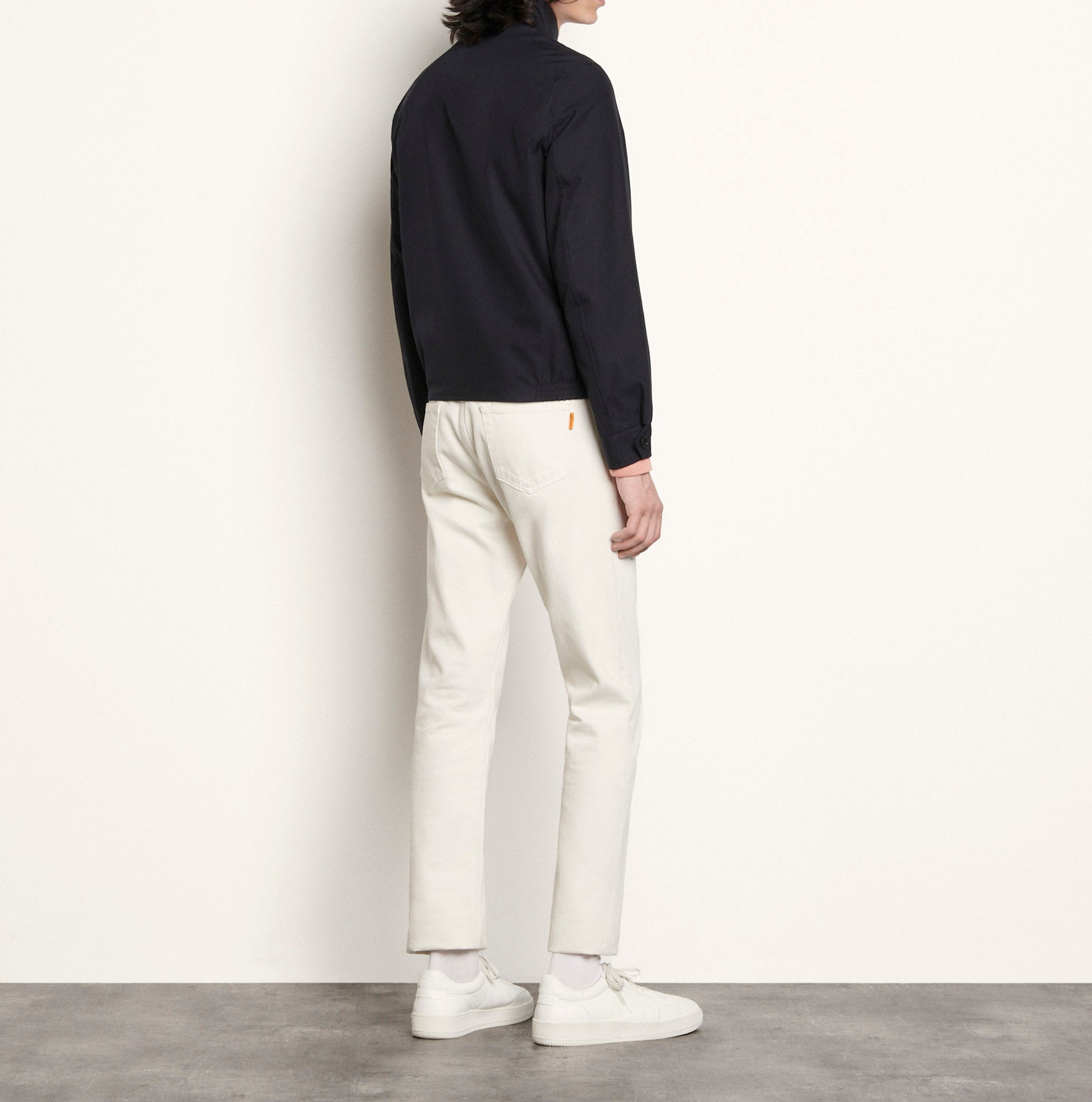 Blouson zippé en coton Sandro seconde main