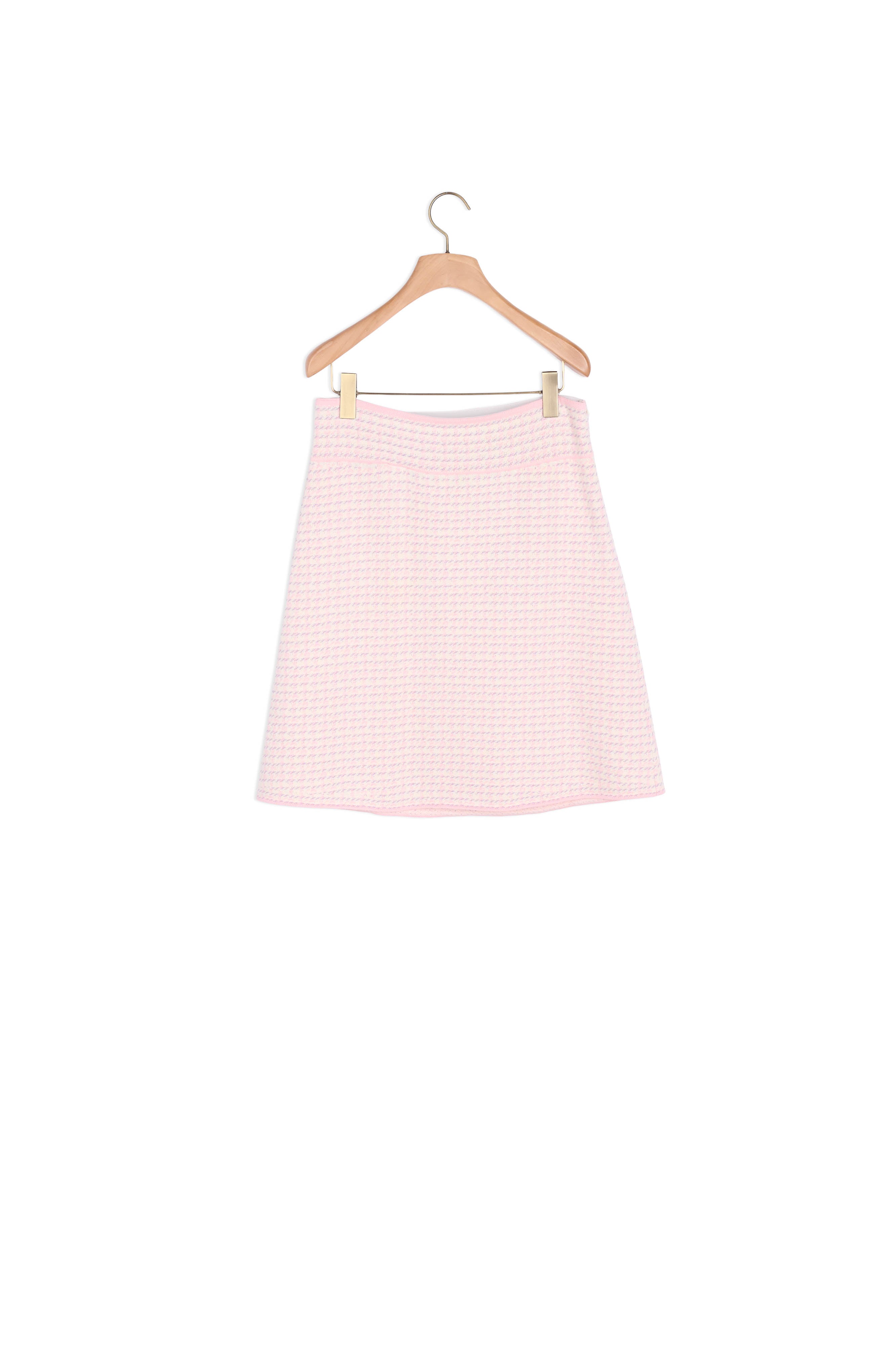 Jupe courte en tweed fantaisie Sandro seconde main