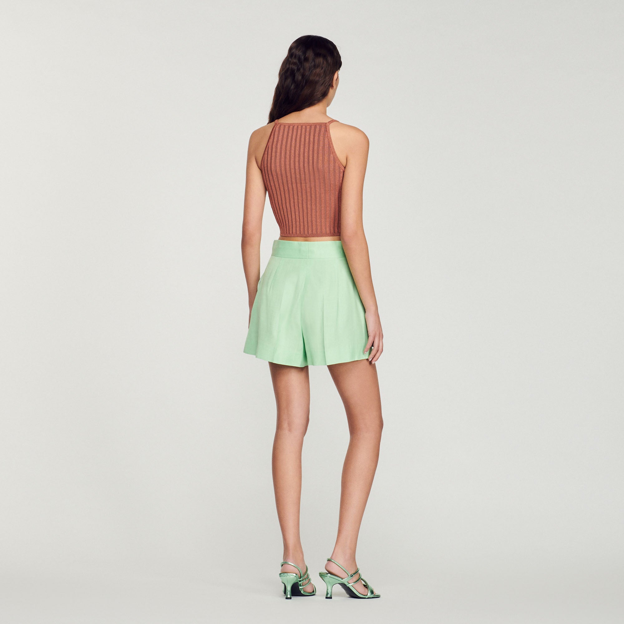 Débardeur côtelé Sandro seconde main