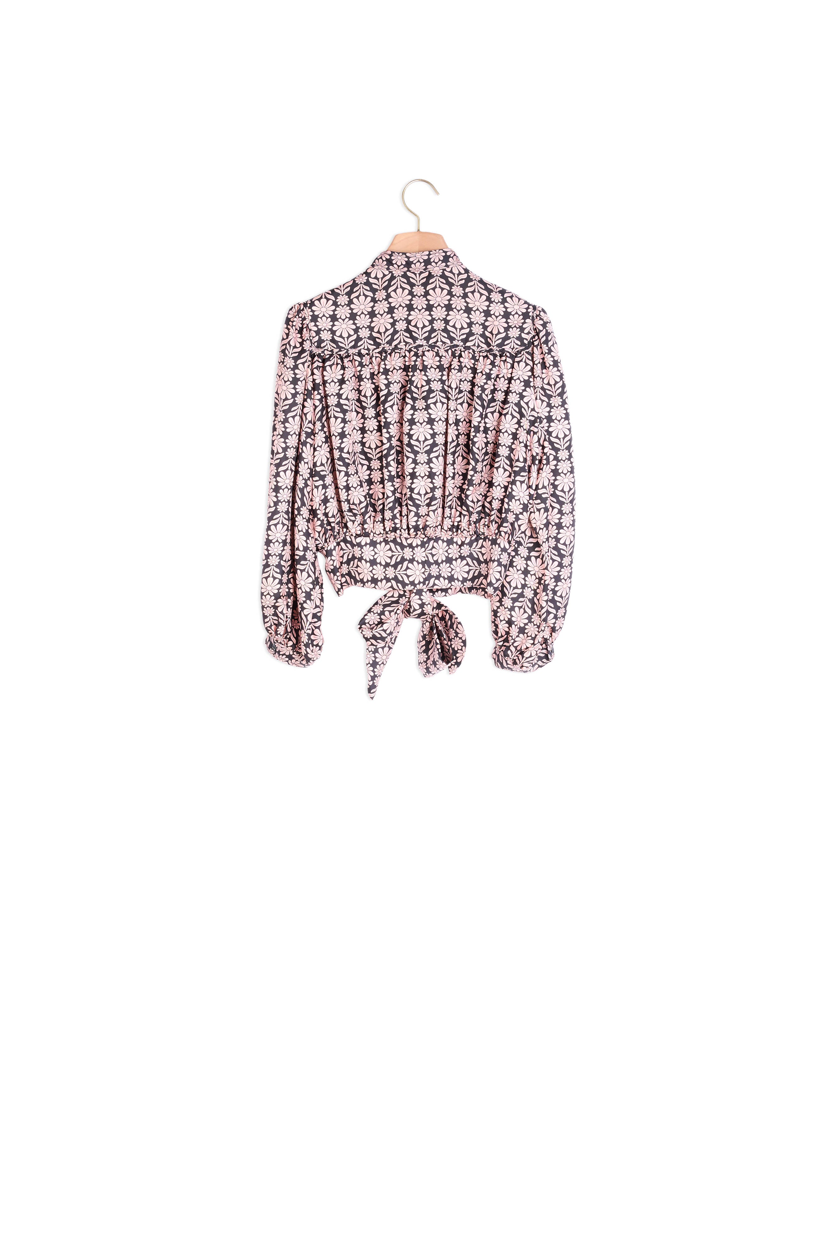 Chemise Noir / Rose Sandro seconde main