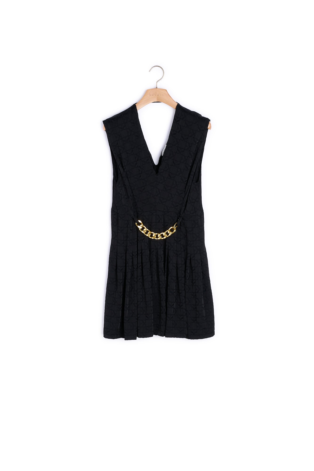 Robe courte en jacquard ton sur ton Sandro seconde main