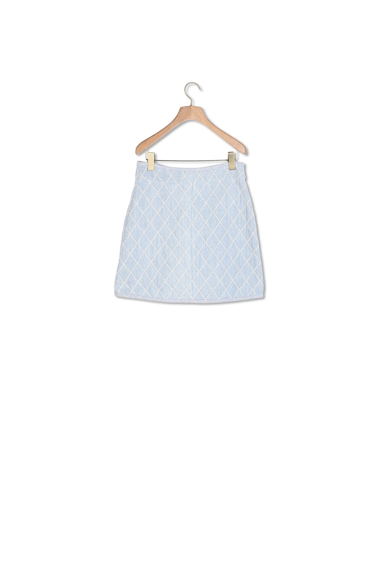 Jupe courte à surpiqures Sandro seconde main